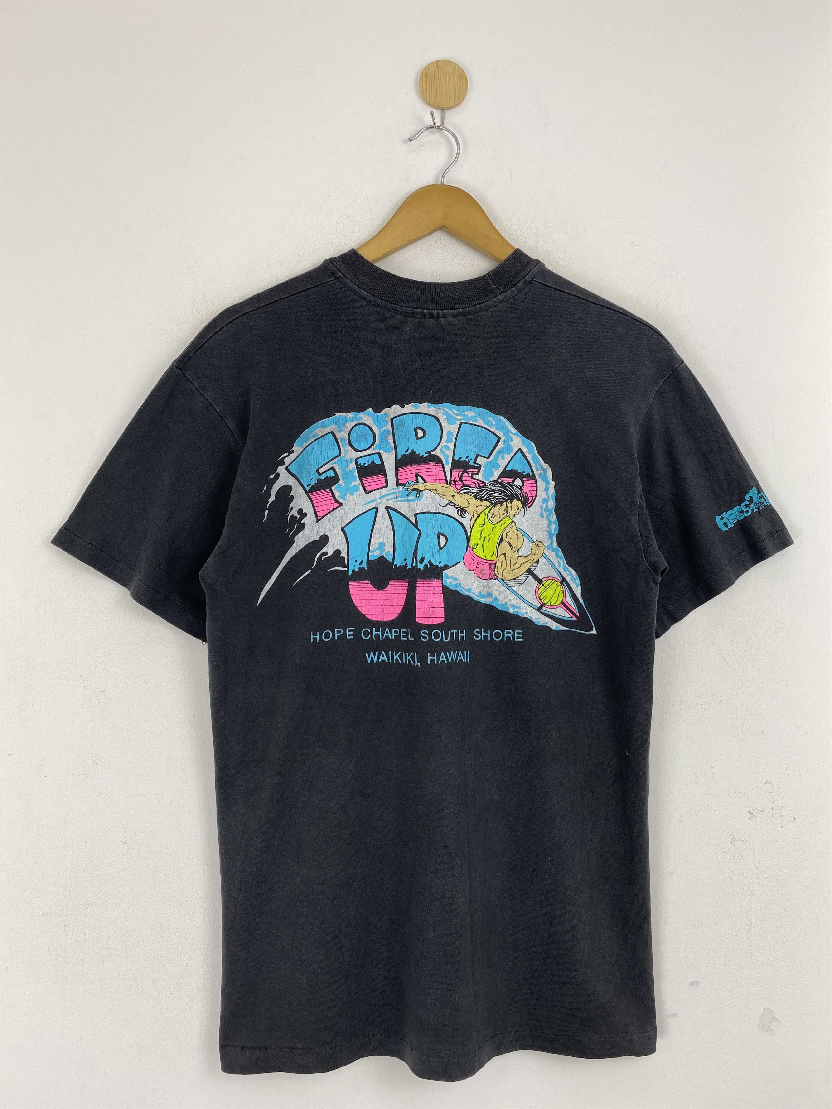 Vintage Vintage Hawaiian Surfing Backhit T-Shirt TA0690 Size US S / EU 44-46 / 1 - 1 Thumbnail