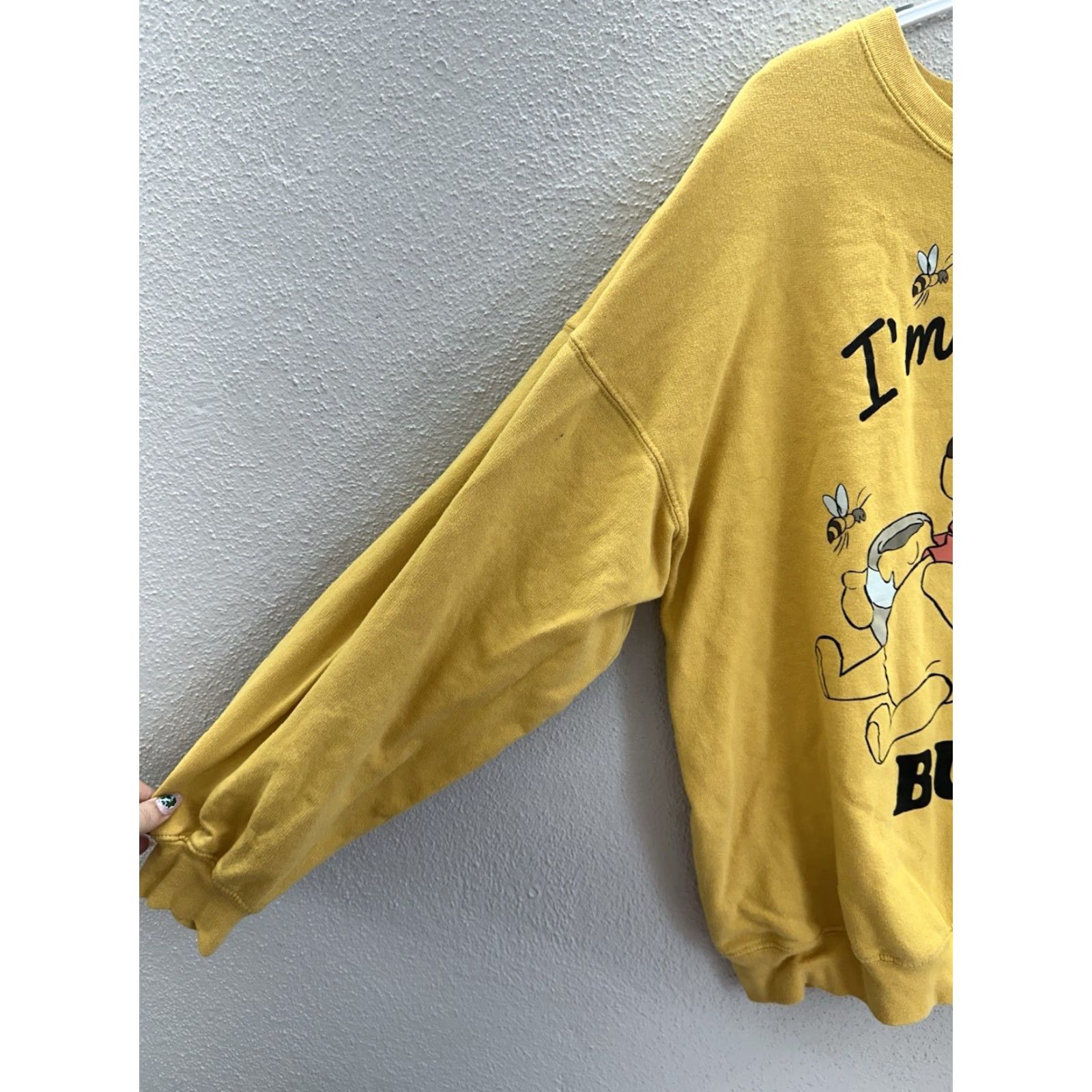 Disney Disney Womens Sweatshirt 3XL Yellow Winnie the Pooh Crewneck Graphic Sweatshirt Casual Winter Fall Spring All Seasons Pullover Disney Girls Womens Size XXL / US 16-18 / IT 52-54 - 3 Thumbnail