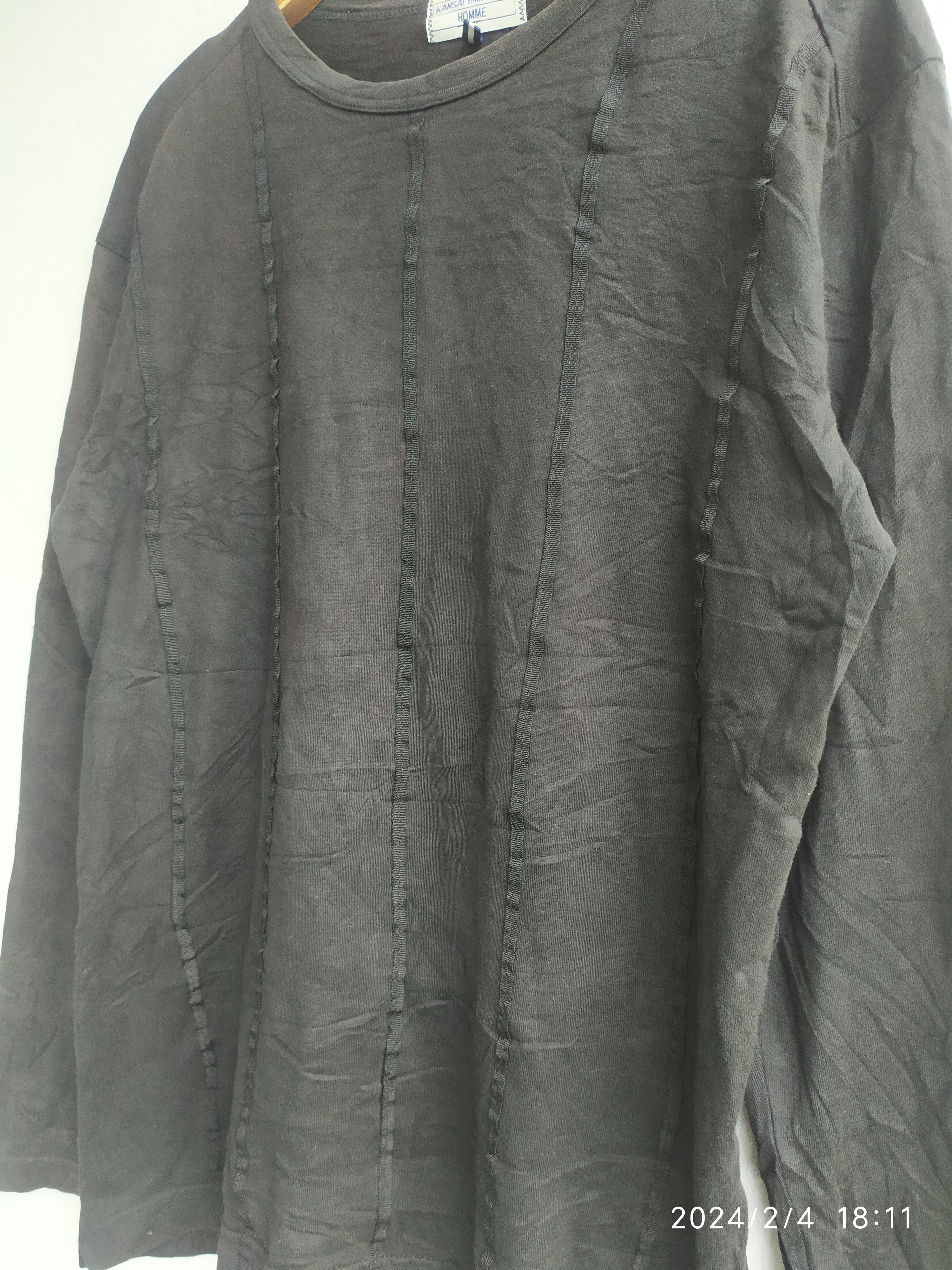 Kansai Yamamoto Kansai Yamamoto Homme Black Longsleeve Size US L / EU 52-54 / 3 - 7 Thumbnail
