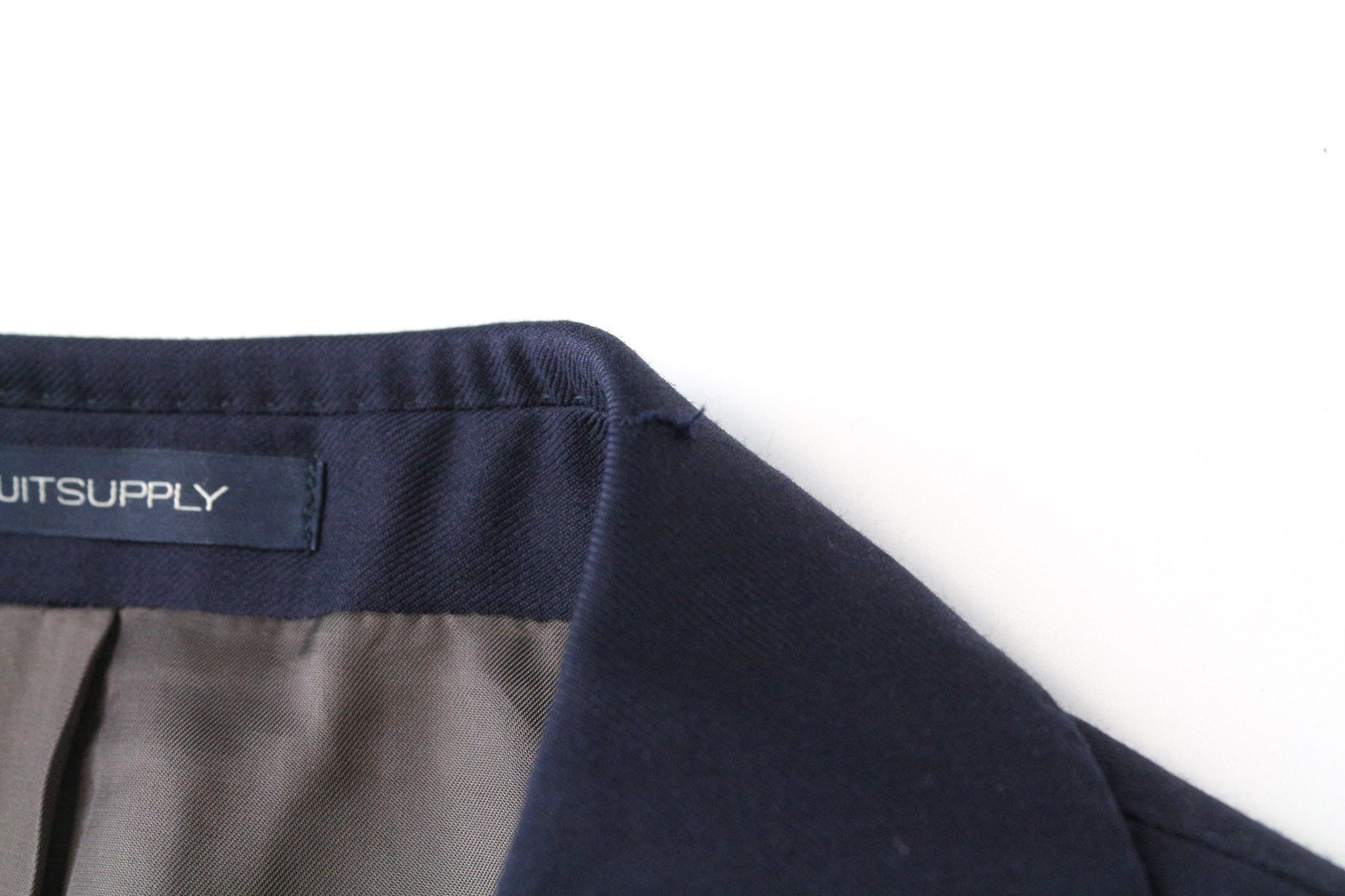 Suitsupply NAPOLI UK34R Dark Blue Wool 2 Piece Suit 75430 Size 34R - 18 Thumbnail