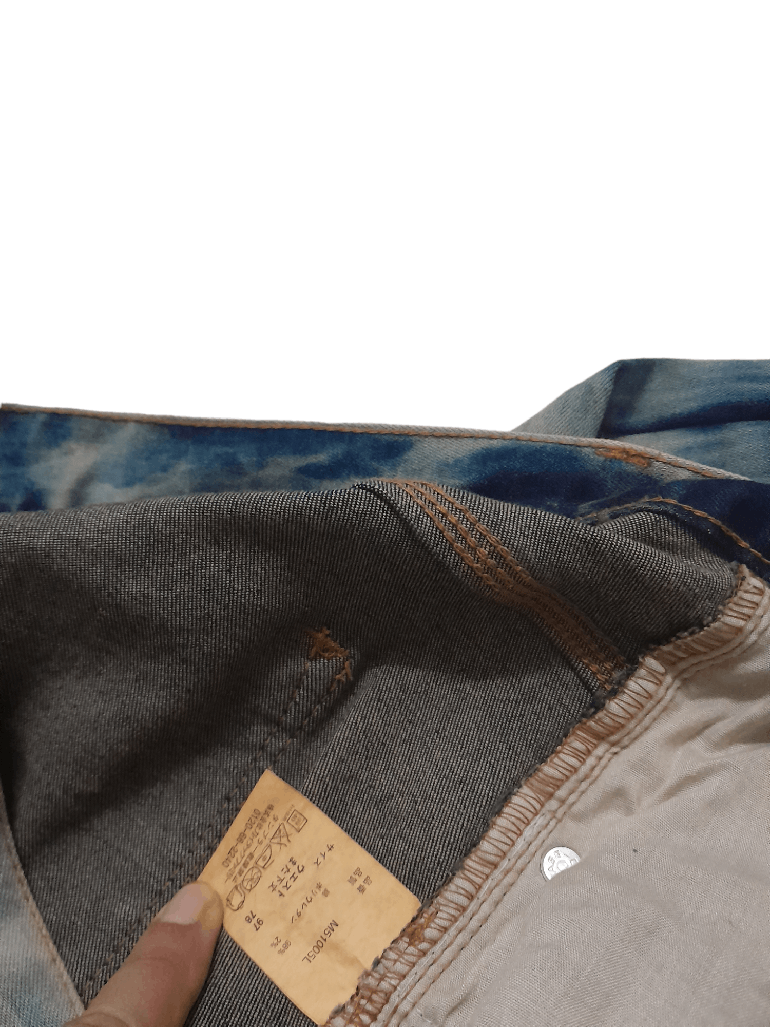 In The Attic IN THE ATTIC HOMME punk Denim (S233) waist 37 Size US 37 - 7 Thumbnail