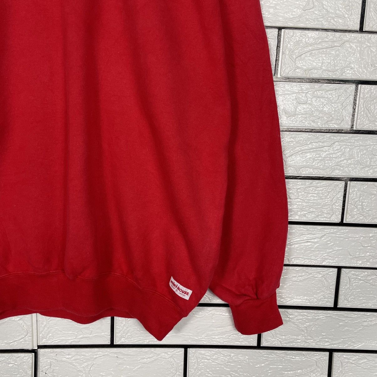 Japanese Brand Vintage Miki House Red Crewneck Sweatshirt Size US L / EU 52-54 / 3 - 4 Thumbnail