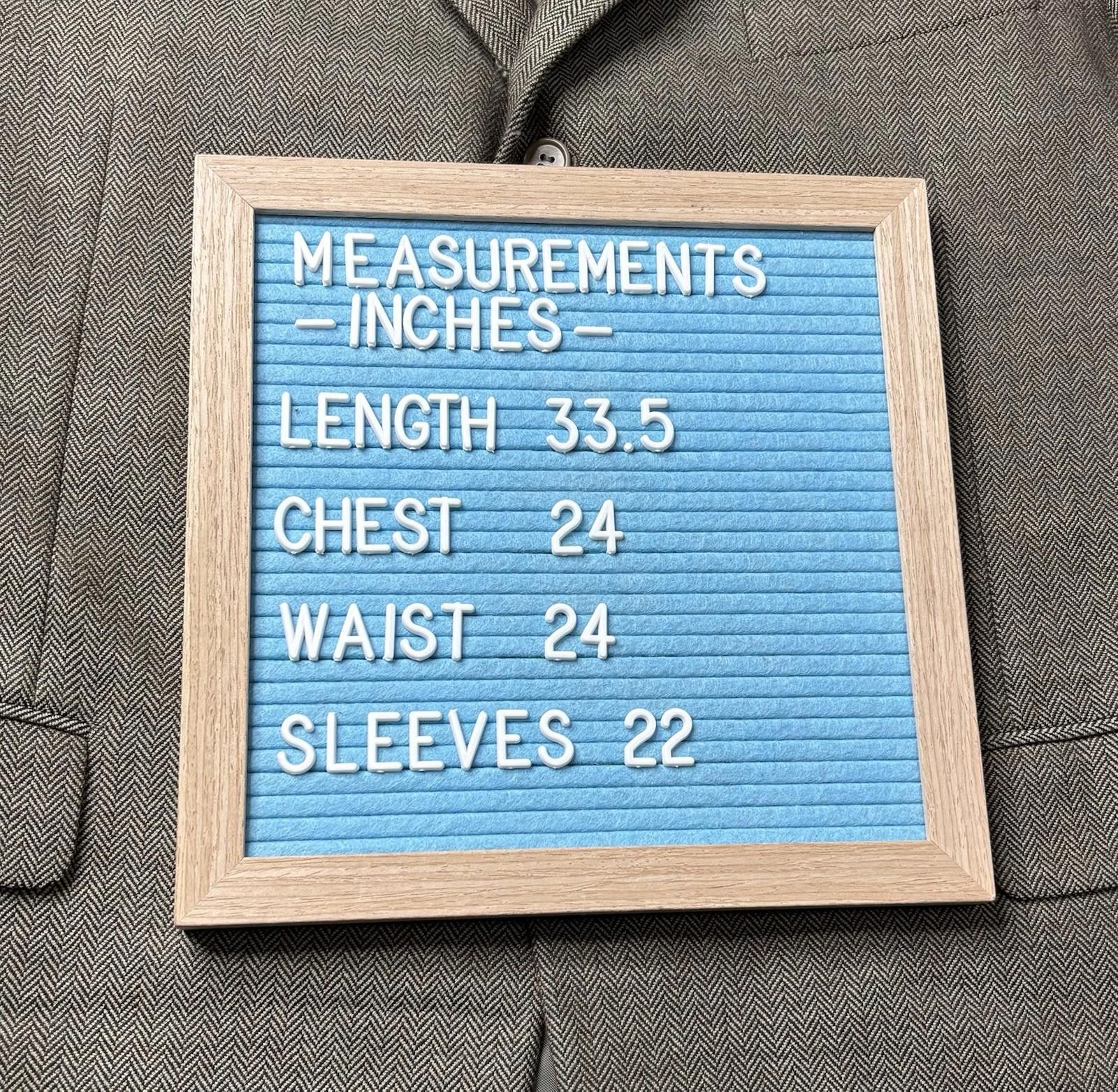 Canali Canali for Bloomingdales Blazer Jacket Mens 48 Wool Fishbone Size 48R - 9 Thumbnail