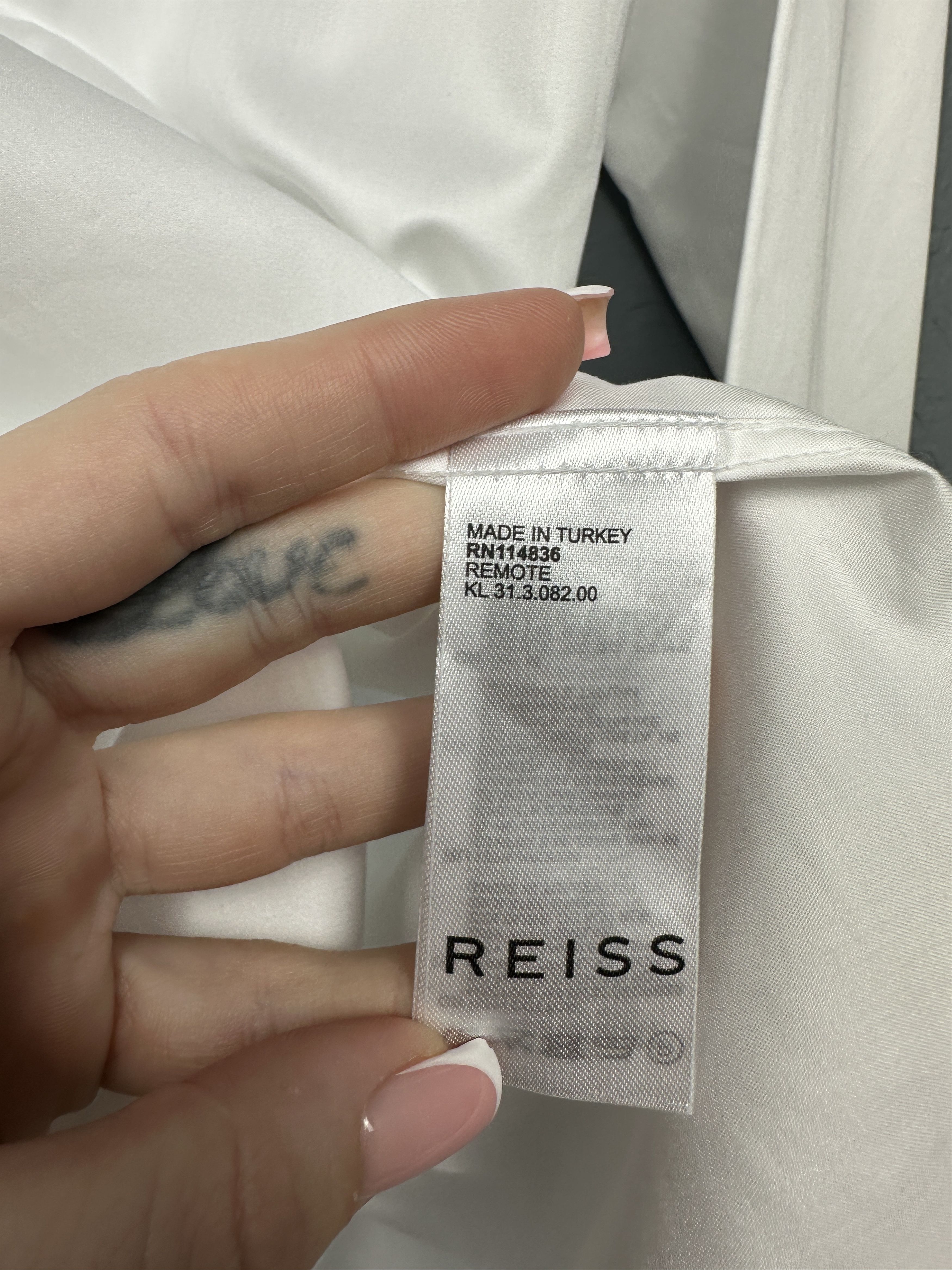 Reiss Reiss Mens White Long Sleeve Shirt Size US XL / EU 56 / 4 - 6 Thumbnail