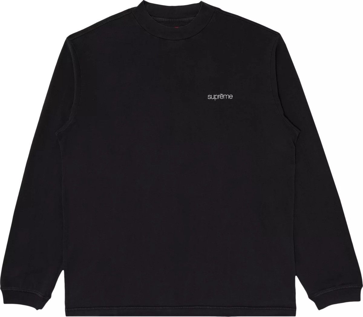 Supreme Mock Neck L／S Top Black S Supreme Mock Neck L S Top (FW22) - $78
