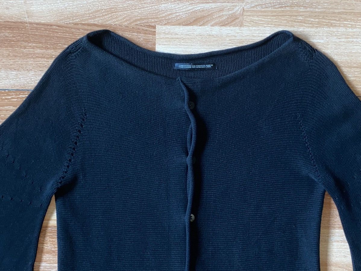 Yohji Yamamoto Y’S YOHJI YAMAMOTO KNIT CARDIGAN SWEATER IN BLACK SIZE 3 Size S / US 4 / IT 40 - 2 Thumbnail