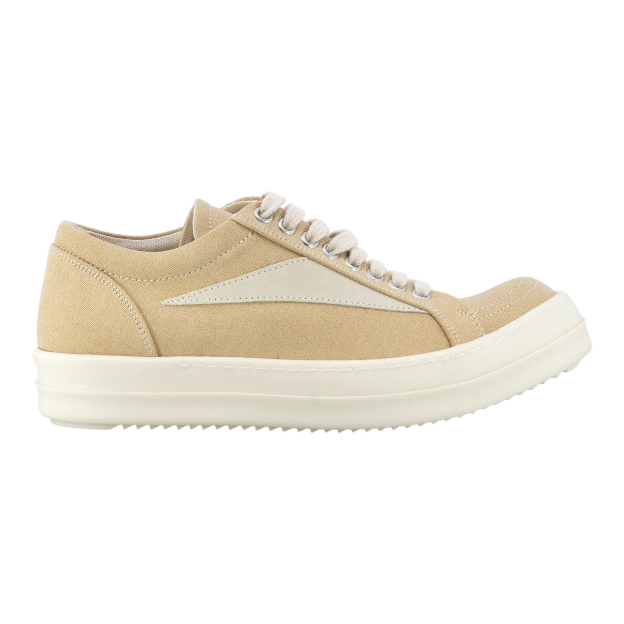 Rick Owens DRKSHDW Lido Vintage Sneaker Low Mustard Milk Size US 8 / IT 38 - 1 Thumbnail
