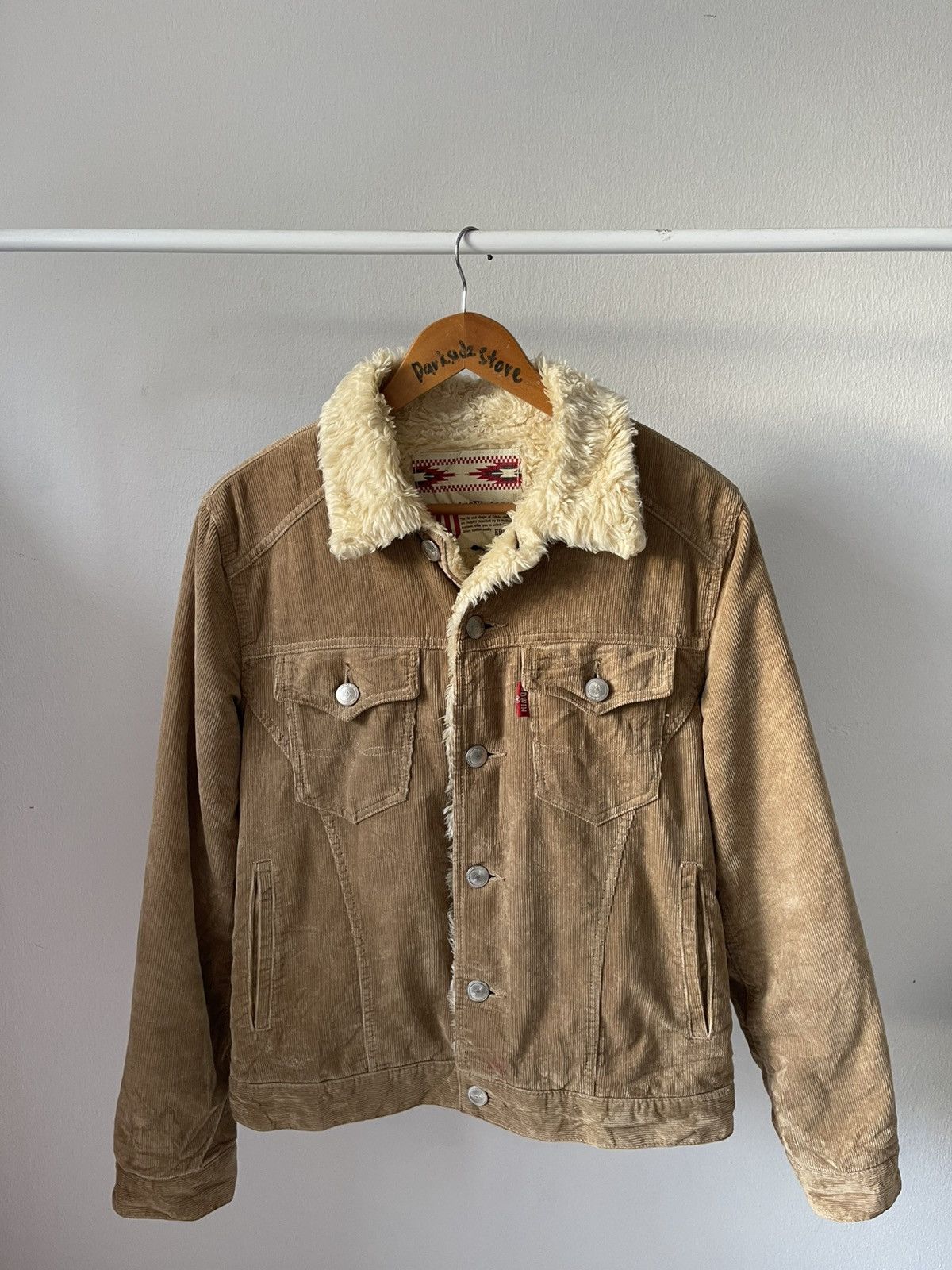 Edwin Vintage Edwin Sherpa Jacket With Buckel Back Size US M / EU 48-50 / 2 - 2 Thumbnail