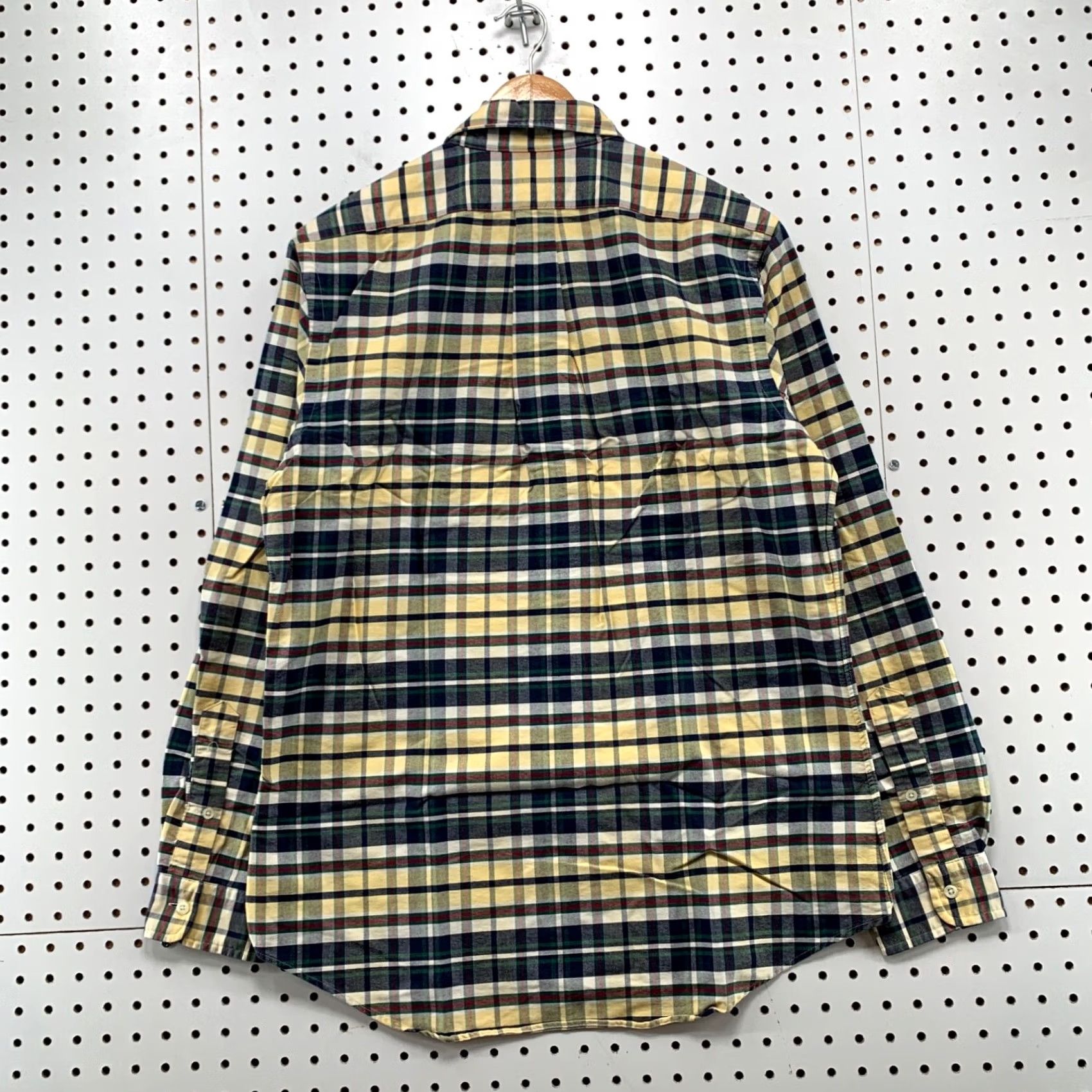 Ralph Lauren Ralph Lauren Button Down Shirt Mens Medium Green Yellow Plaid Long Sleeve 21x30 Shirt Mens Size US M / EU 48-50 / 2 - 2 Thumbnail