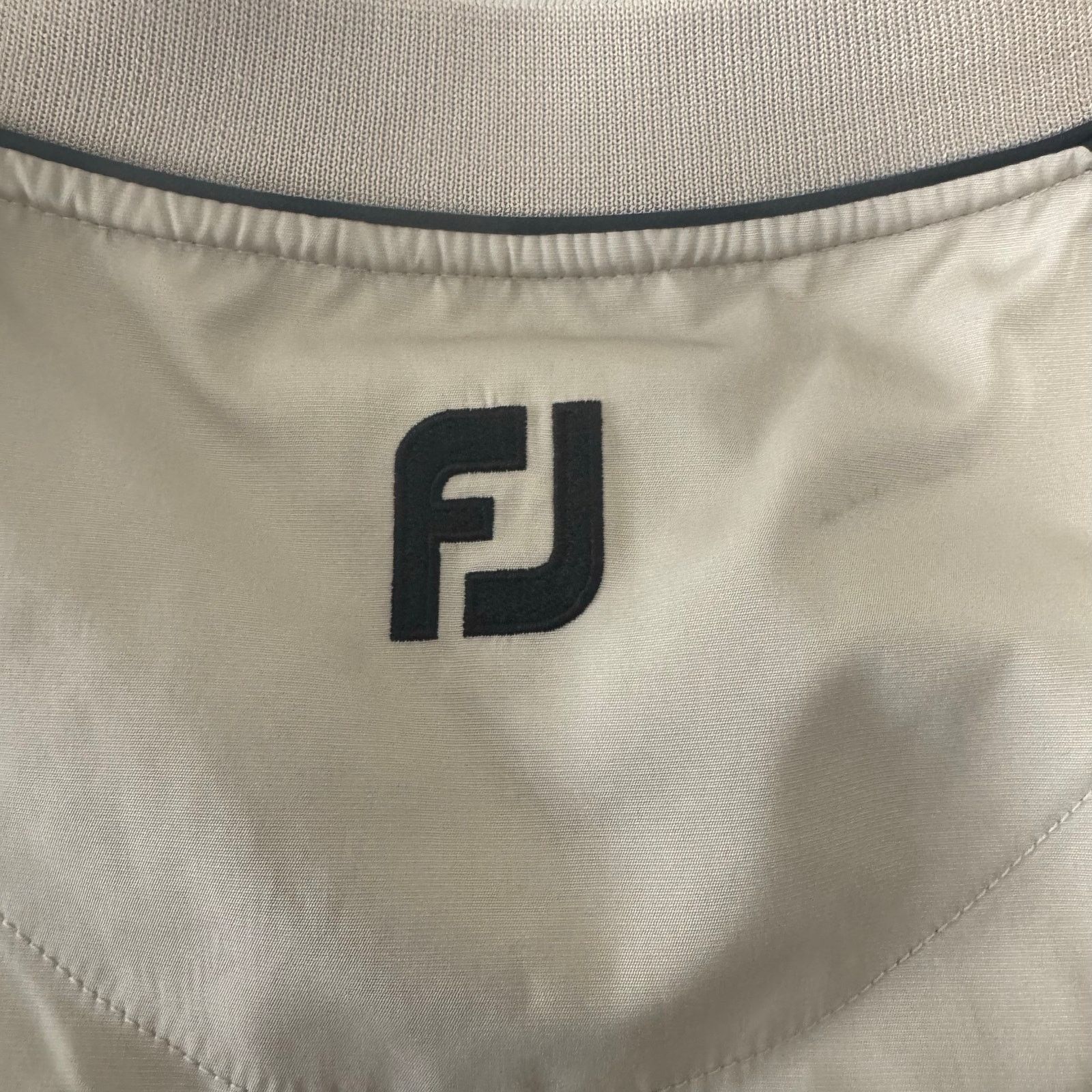 Footjoy FootJoy Men's Long Sleeve Pullover Golf Windbreaker L Tan Size US L / EU 52-54 / 3 - 2 Thumbnail