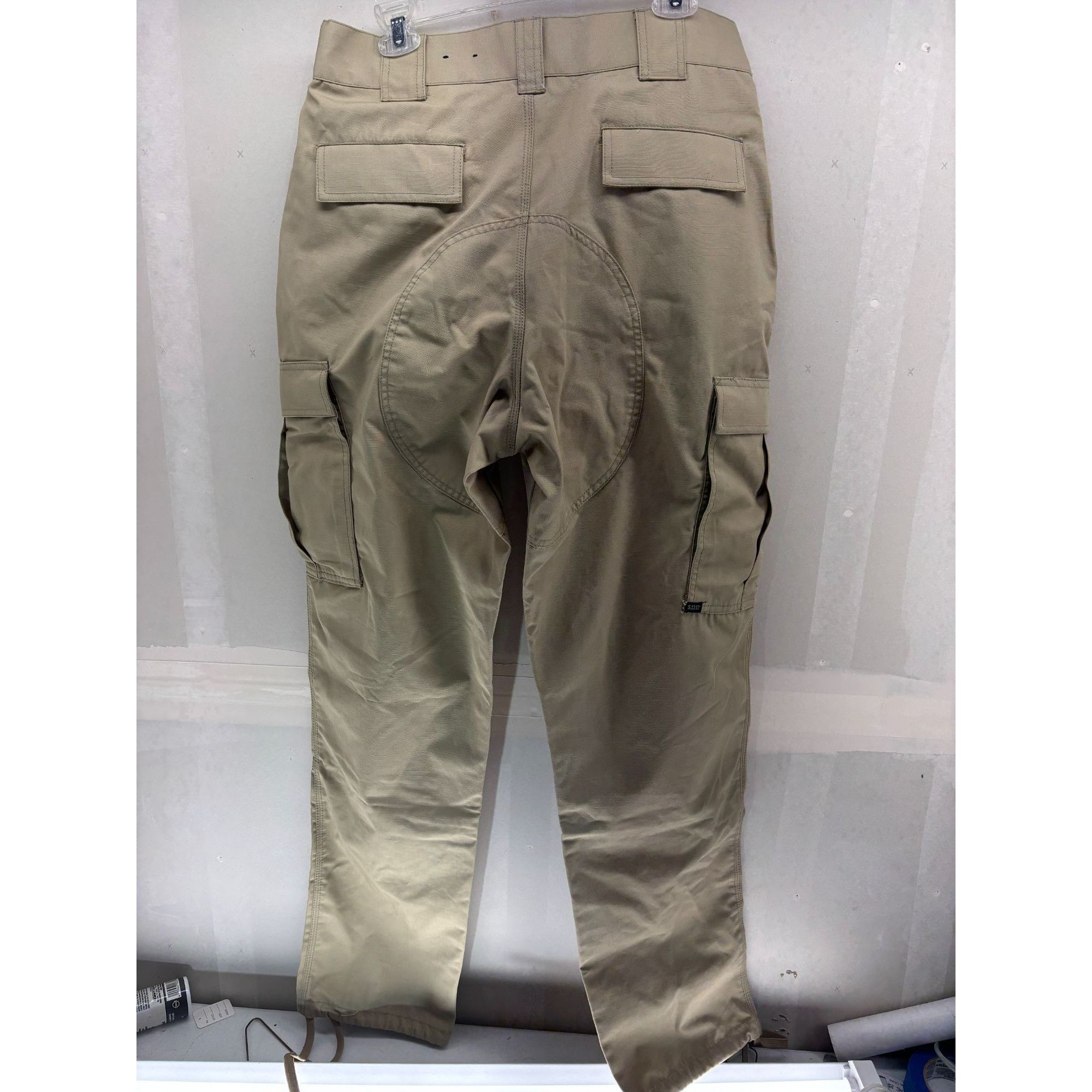 5.11 5.11 Tactical Series Mens Khaki Cargo Pants Large Long 35-39 Size US 36 / EU 52 - 3 Thumbnail