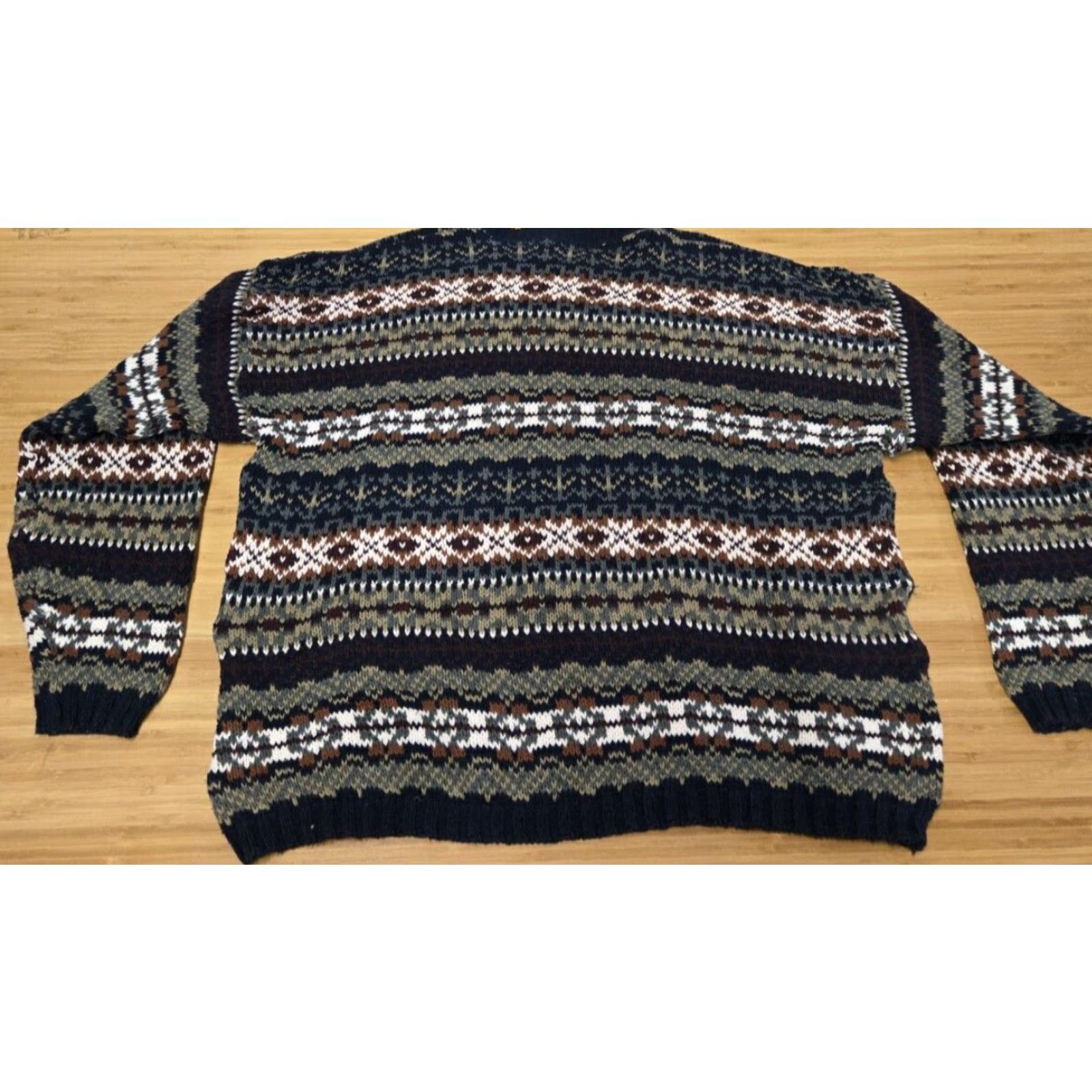 Roundtree & Yorke VINTAGE Roundtree & Yorke Striped Sweater Long Sleeve Men’s 2XL Size US XXL / EU 58 / 5 - 6 Thumbnail
