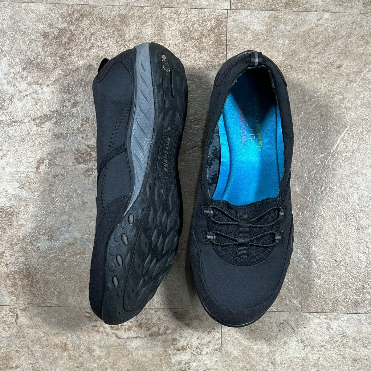 SKECHERS Skechers Relaxed Fit Breathe Easy Five Womens Size 7.5 Black Size US 7.5 / IT 37.5 - 3 Thumbnail