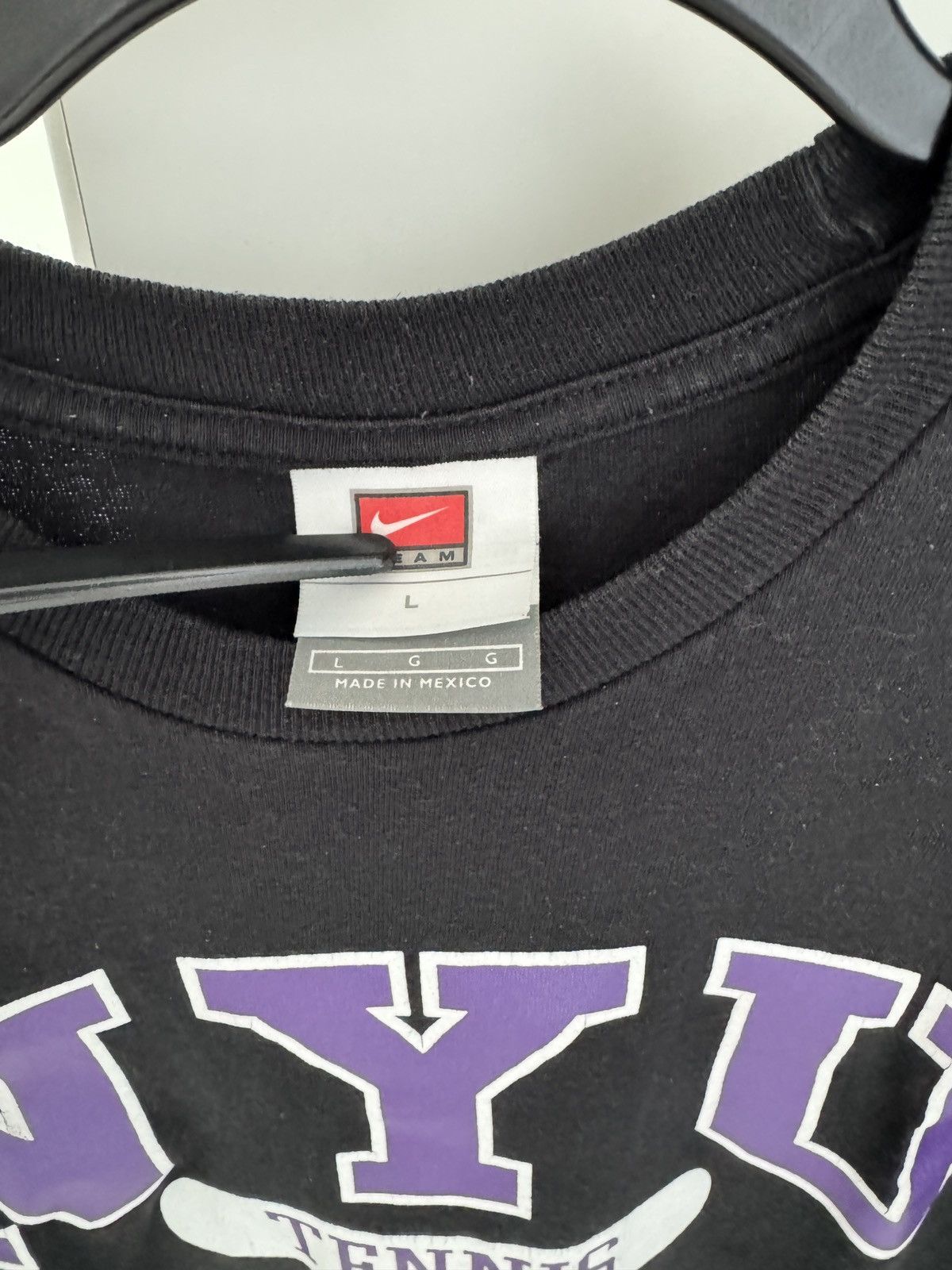 Nike Nike NYU Tennis Vintage T Shirt Size US L / EU 52-54 / 3 - 2 Thumbnail