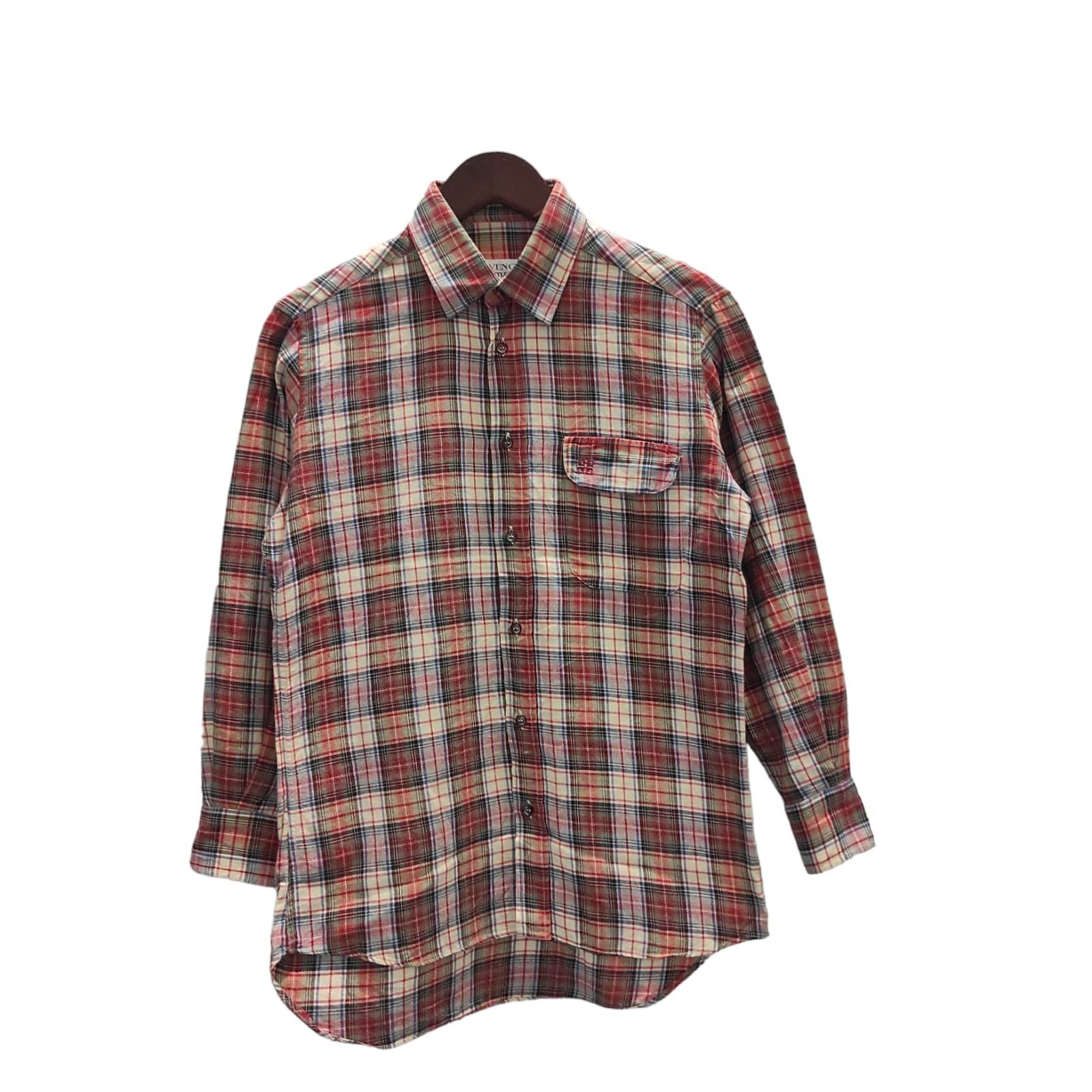 Givenchy Vintage Givenchy Gentleman Paris Flannel Shirt Size US S / EU 44-46 / 1 - 1 Thumbnail