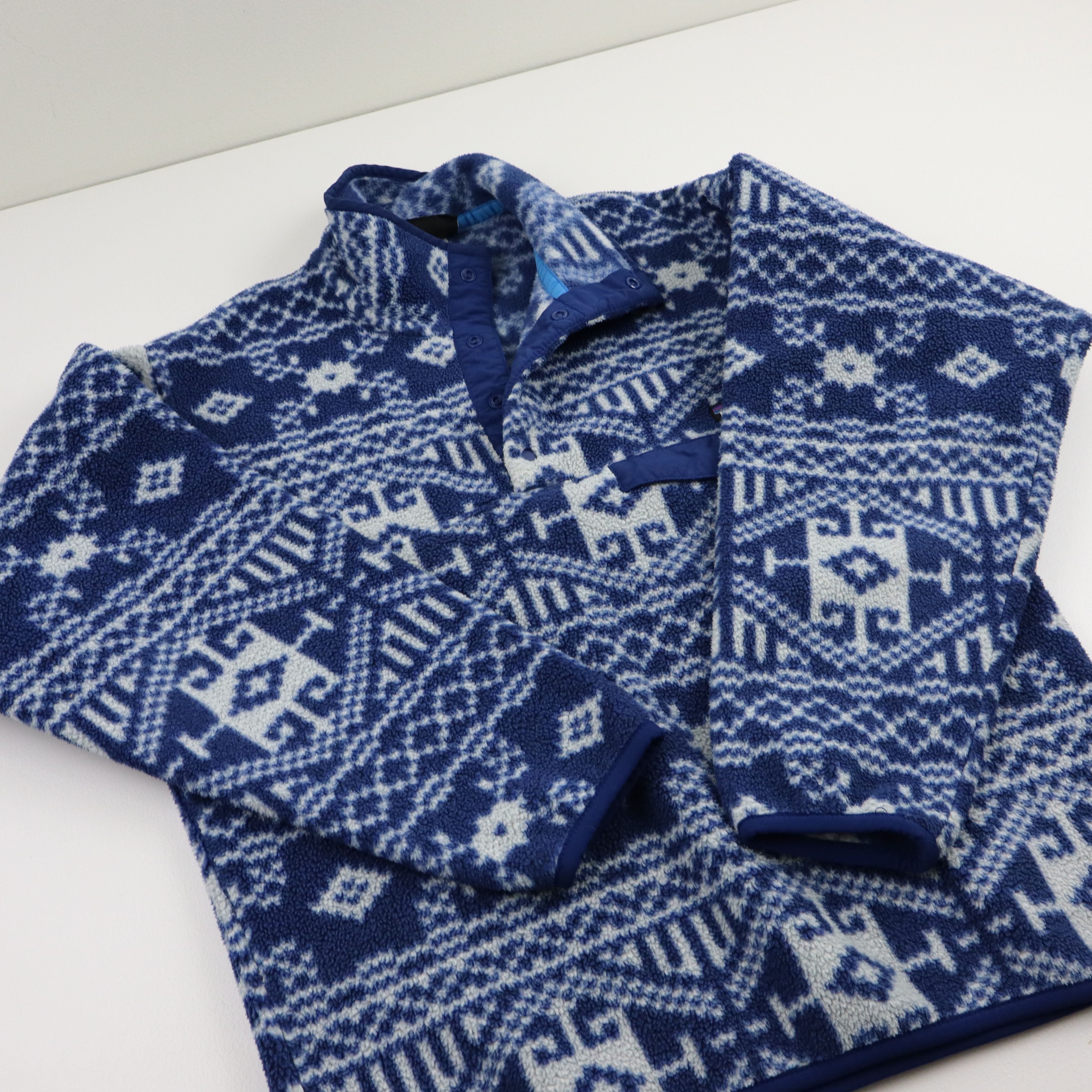 Arc'teryx × Patagonia × Supreme Vintage Patagonia Fischer Drake Aztec Fleece Jacket Mens XS Size US XS / EU 42 / 0 - 4 Thumbnail