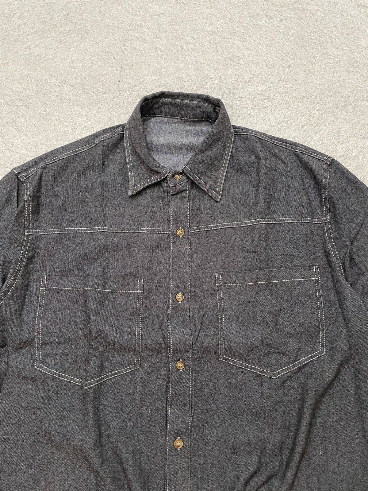 Japanese Brand 2000s Japan Brand Boxy Shirt Y2K Ifsix Hysteric PPFM LGB Size US XXL / EU 58 / 5 - 2 Thumbnail