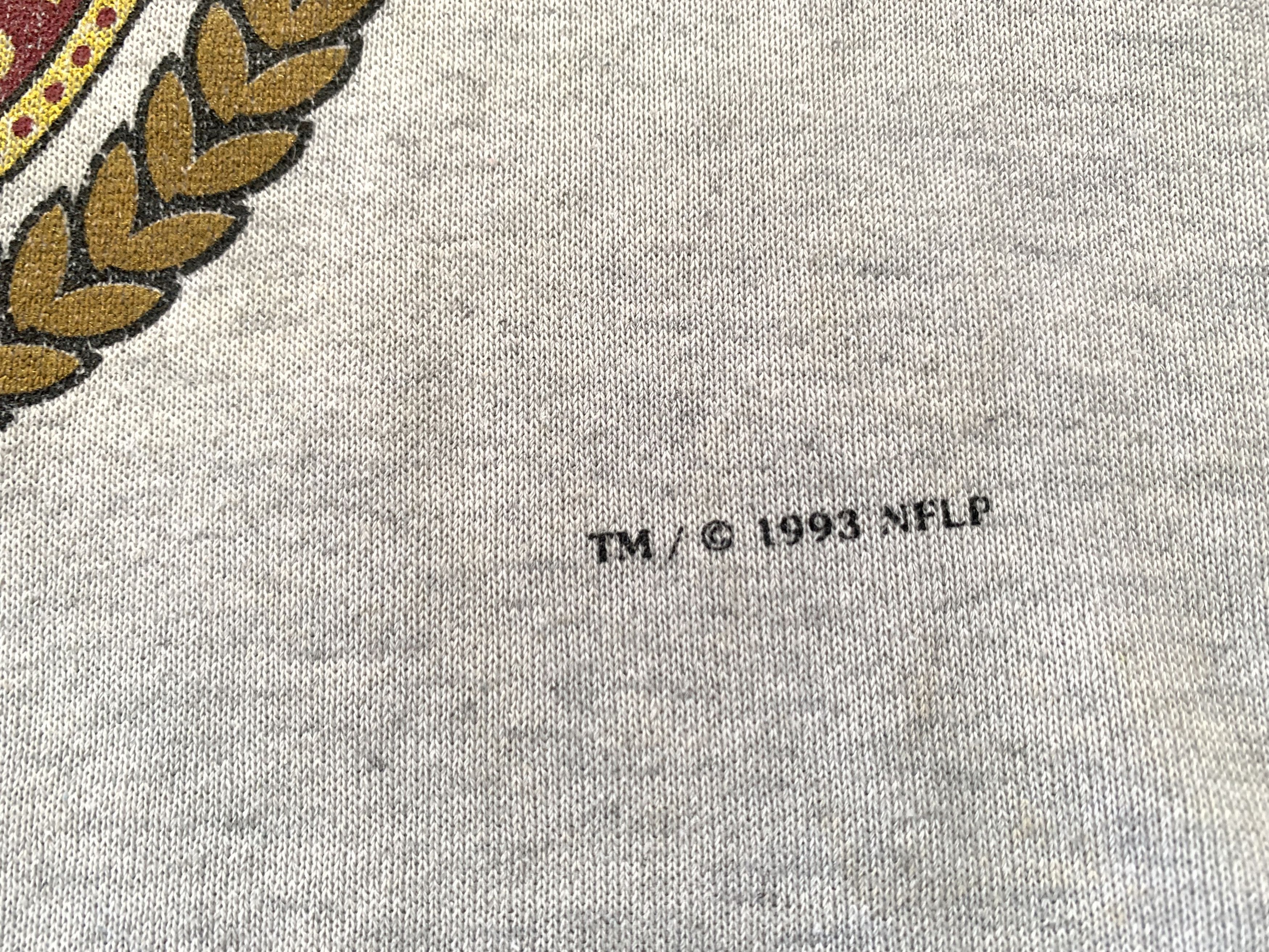 NFL Vintage Washington Redskins Printed Sweatshirt 1993 Size US L / EU 52-54 / 3 - 5 Thumbnail