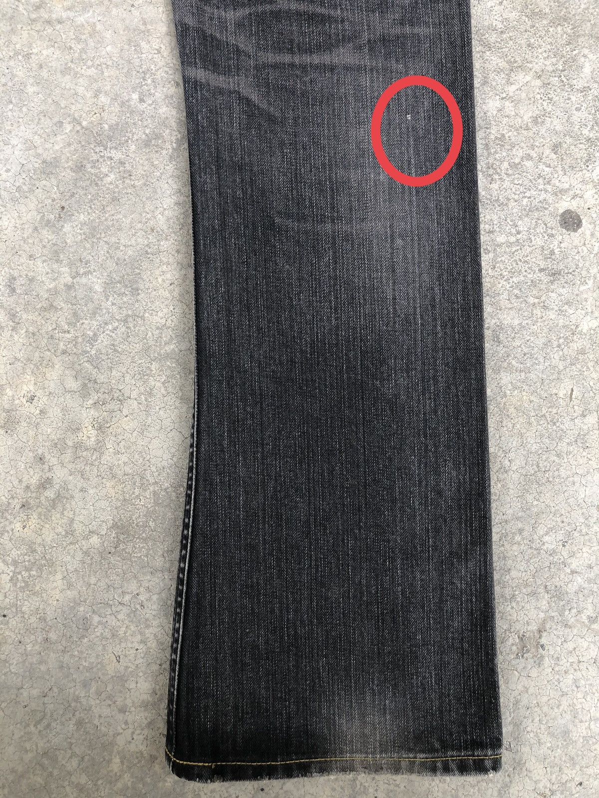 If Six Was Nine Japanese Lee Flared Jeans Distressed Jeans Size US 33 - 19 Thumbnail