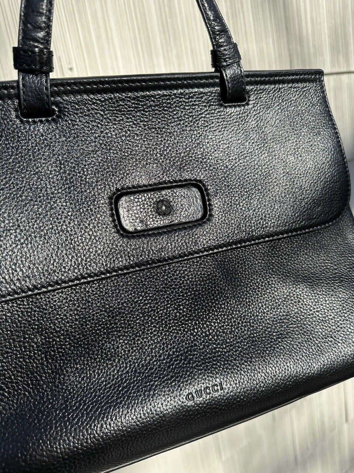 Gucci Authentic Gucci Bamboo Daily Top Handle Bag Black Leather Size ONE SIZE - 3 Thumbnail