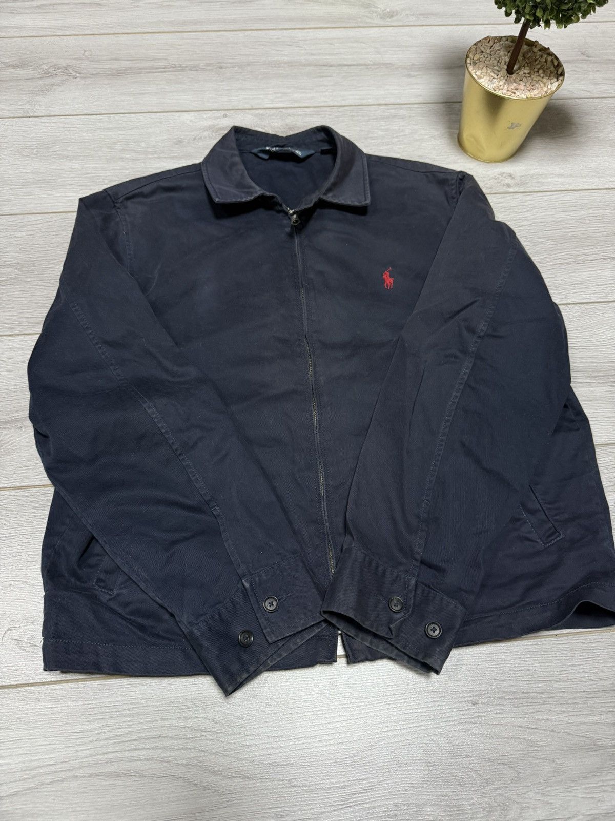 Polo Ralph Lauren POLO Ralph Lauren jacket zip vintage faded Size US L / EU 52-54 / 3 - 2 Thumbnail