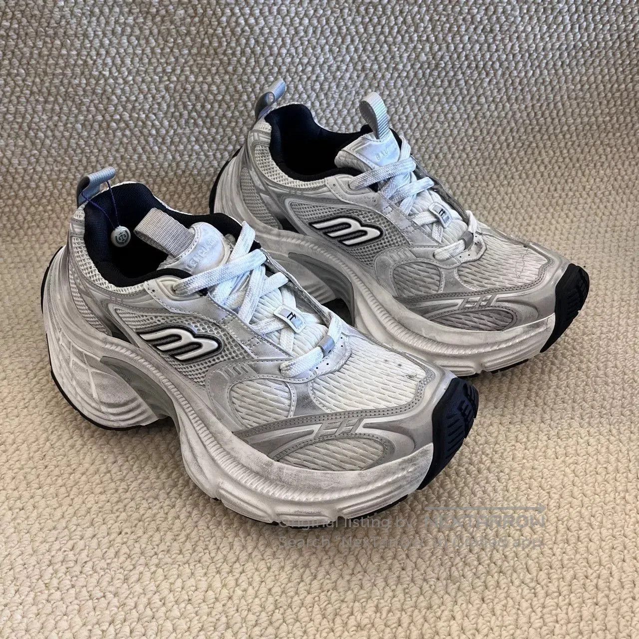 Balenciaga balenciaga 10xl gray low. Size US 10 / EU 43 - 3 Thumbnail