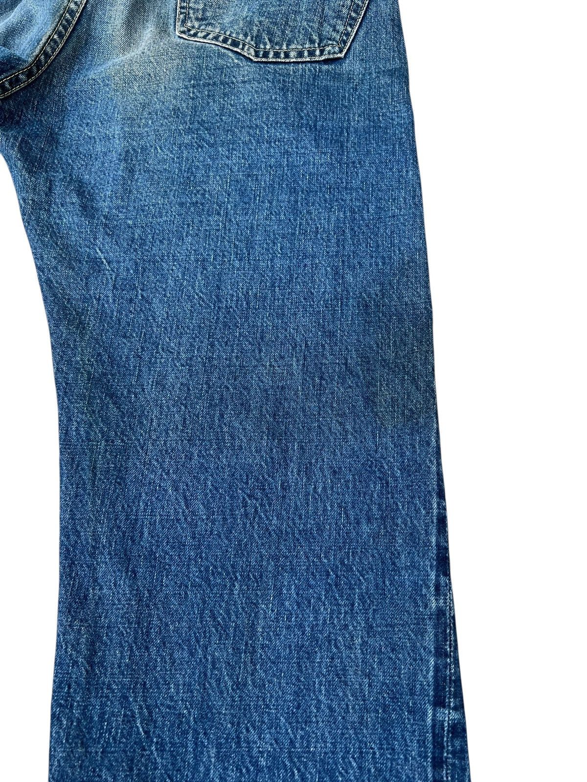 Denime RARE! Vintage DENIME ORIZZONTI Aging Denim Selvedge Jeans Size US 31 - 20 Thumbnail