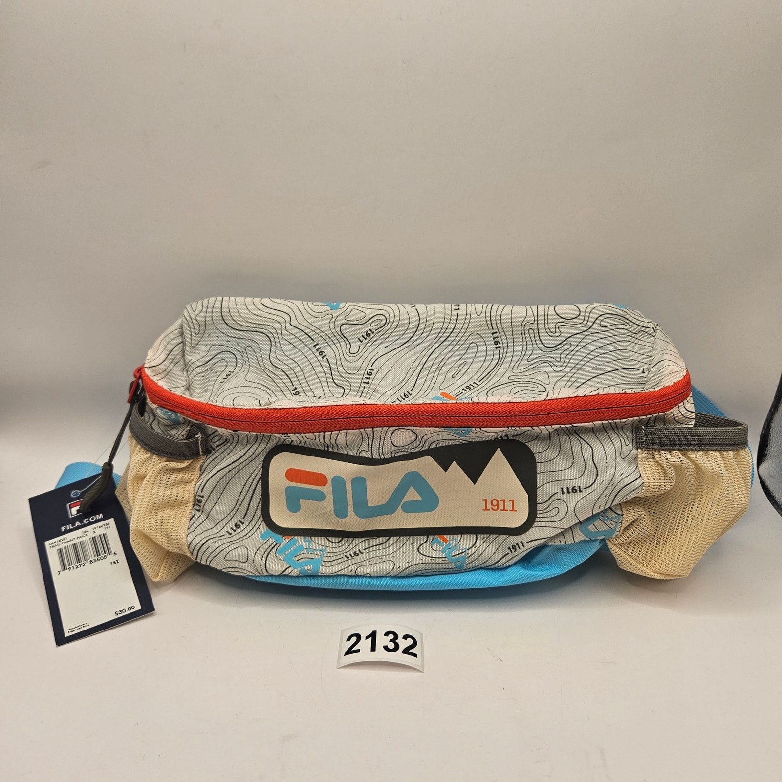 Fila FILA RARE TRAIL FANNY PACK WHITE BLUE LA915291-132 NWT Size ONE SIZE - 1 Thumbnail