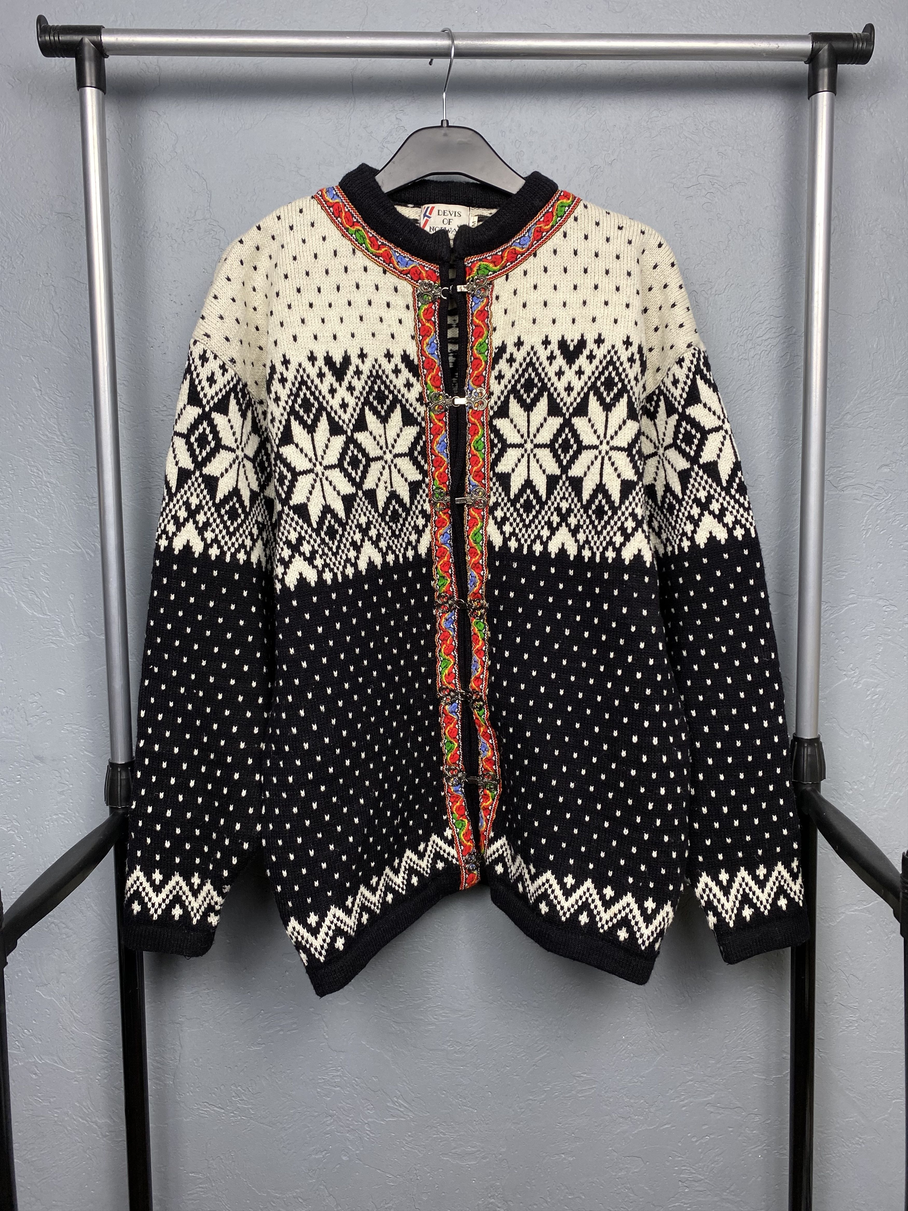 Dale Of Norway × Vintage Devis Of Norway Vintage Wool Knit Sweater Size US M / EU 48-50 / 2 - 1 Thumbnail