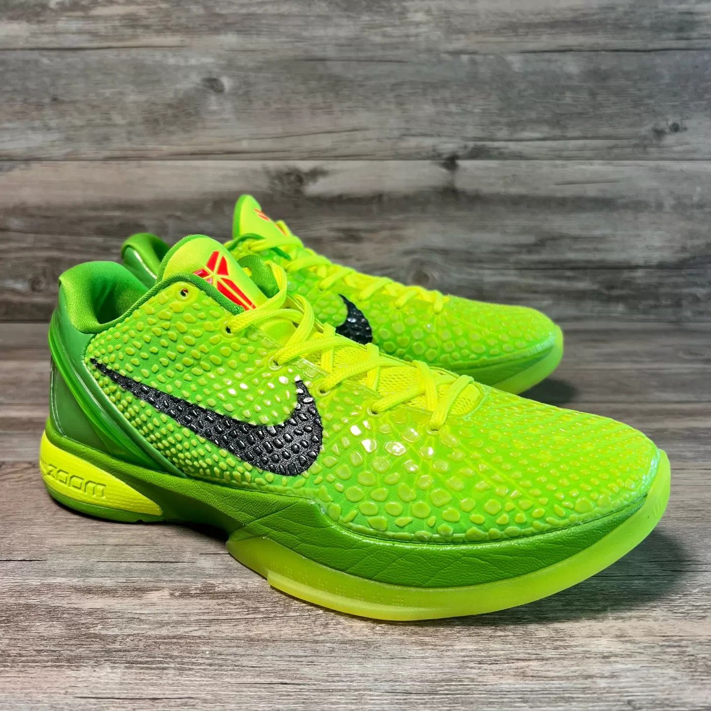 Nike Nike Zoom Kobe 6 ZK6 Green Hornet Xmas 44.5 Size US 11.5 / EU 44-45 - 2 Thumbnail