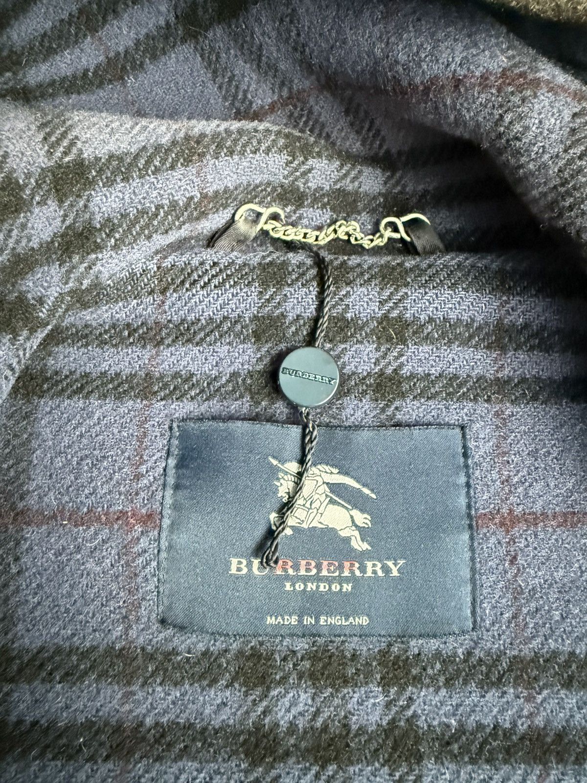 Burberry Burberry Wool Coat with hood Size US M / EU 48-50 / 2 - 5 Thumbnail