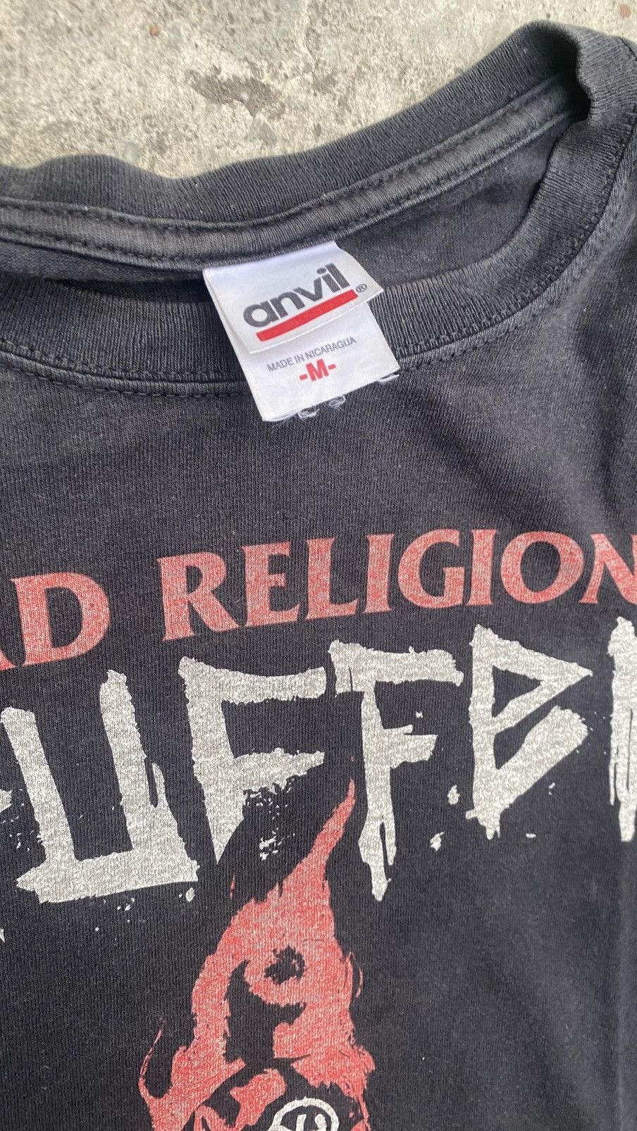 Band Tees × Vintage Vintage Bad Religion Shirt Bad Religion Suffer shirt Size US M / EU 48-50 / 2 - 3 Thumbnail