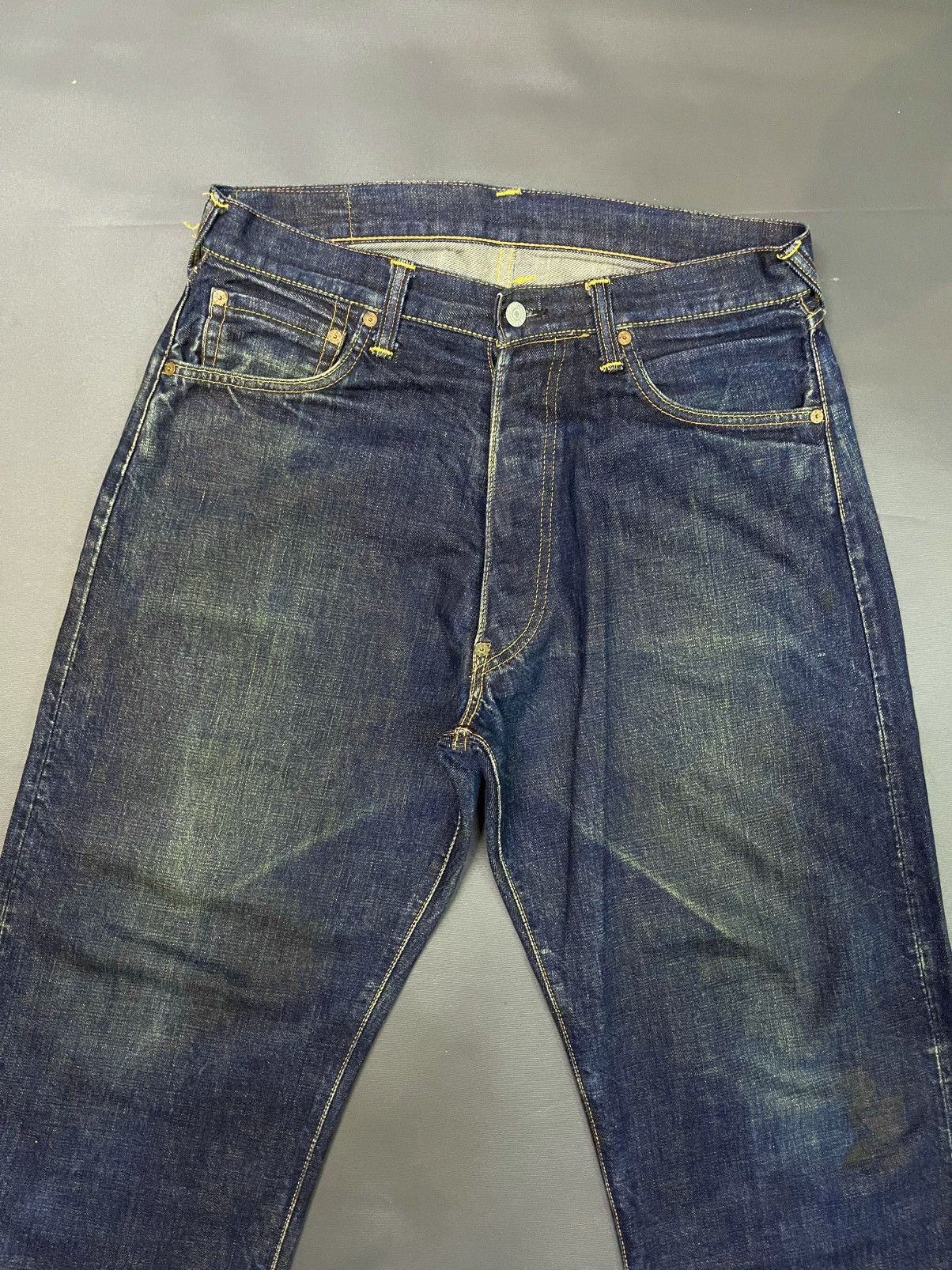 Evisu × Japanese Brand RARE Evisu Special Edition No.2 Selvedge Denim Jeans Size US 34 / EU 50 - 9 Thumbnail
