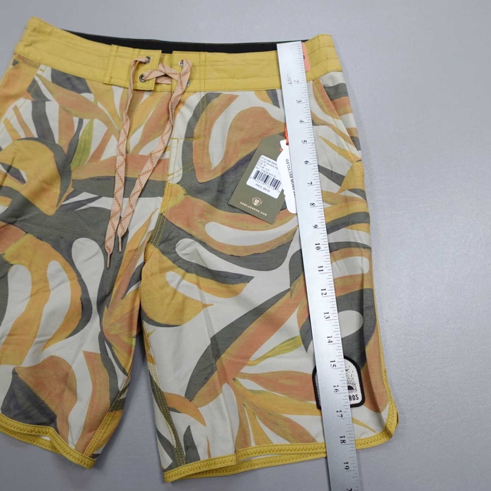 Howler Brothers Howler Brothers Board Shorts Bruja Monstera Mash Swim Surf Hawaiian Size 30 Mens Regular Multicolor Quick Dry Pockets Lightweight Stretch Size US 30 / EU 46 - 6 Thumbnail