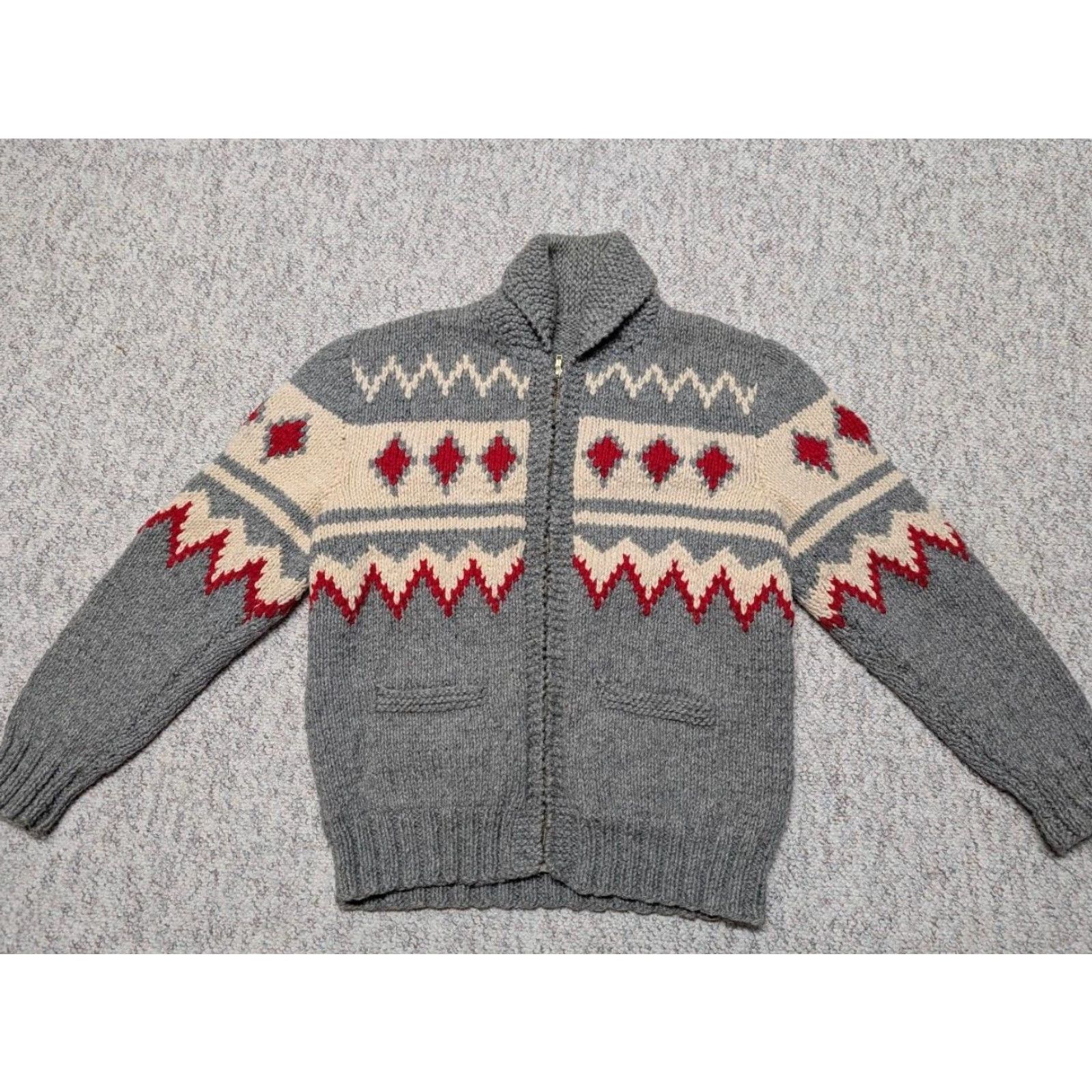 Vintage VINTAGE Cowichan Sweater Hats? Wait Size US M / EU 48-50 / 2 - 2 Thumbnail