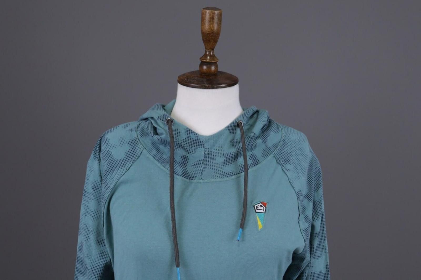 Designer E9 SQU-C Blue Outdoor Climbing Hoodie Sweater Size S Size S / US 4 / IT 40 - 2 Thumbnail