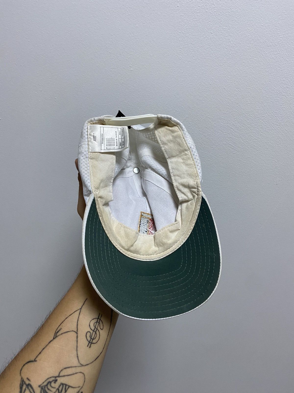 Nike × Vintage Nike Court Vintage Cap Hat Small Logo Y2K Style Casuals Rare Size ONE SIZE - 5 Thumbnail
