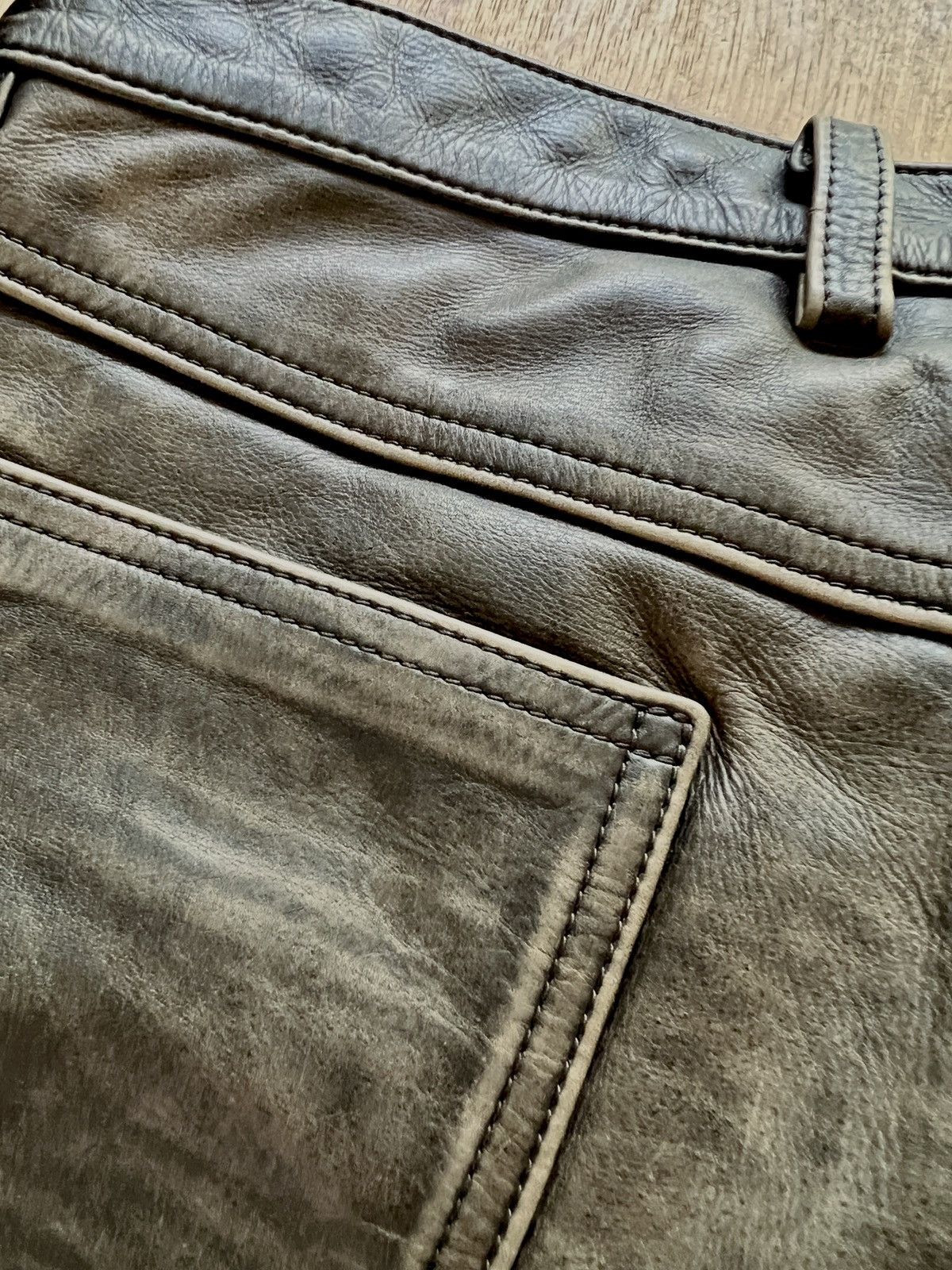 Vintage Leather Pants Size US 30 / EU 46 - 8 Thumbnail