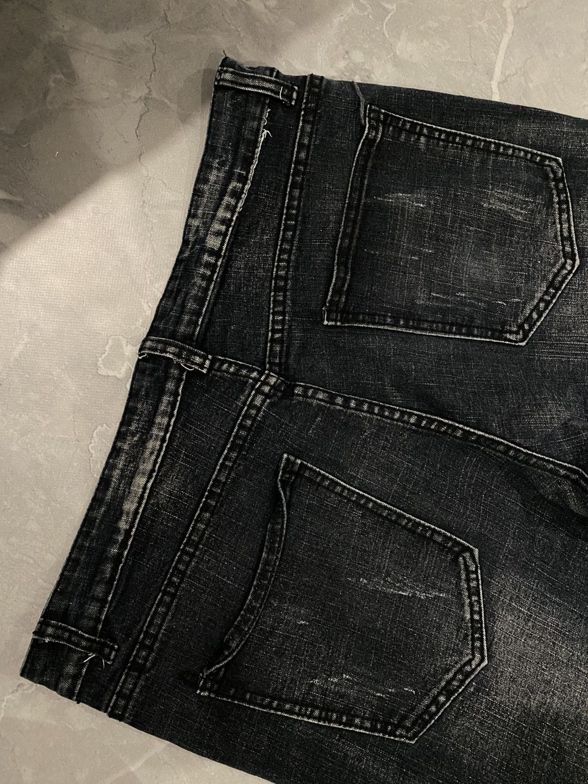 Japanese Brand Archive Paintet Zip-line Washed Distressed / Vintage Y2K Size US 36 / EU 52 - 7 Thumbnail