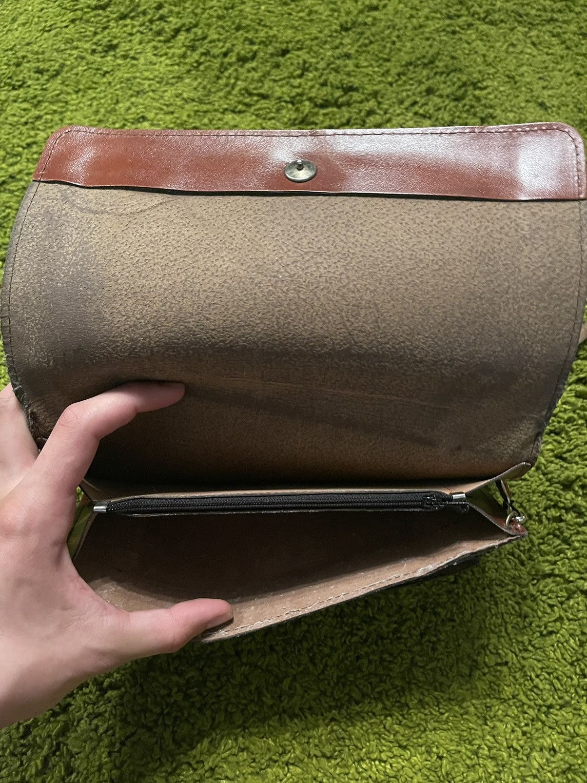 Christian Dior Monsieur × Genuine Leather × Vintage Christian Dior Monsieur 90s vintage real leather mini bag Size ONE SIZE - 7 Thumbnail