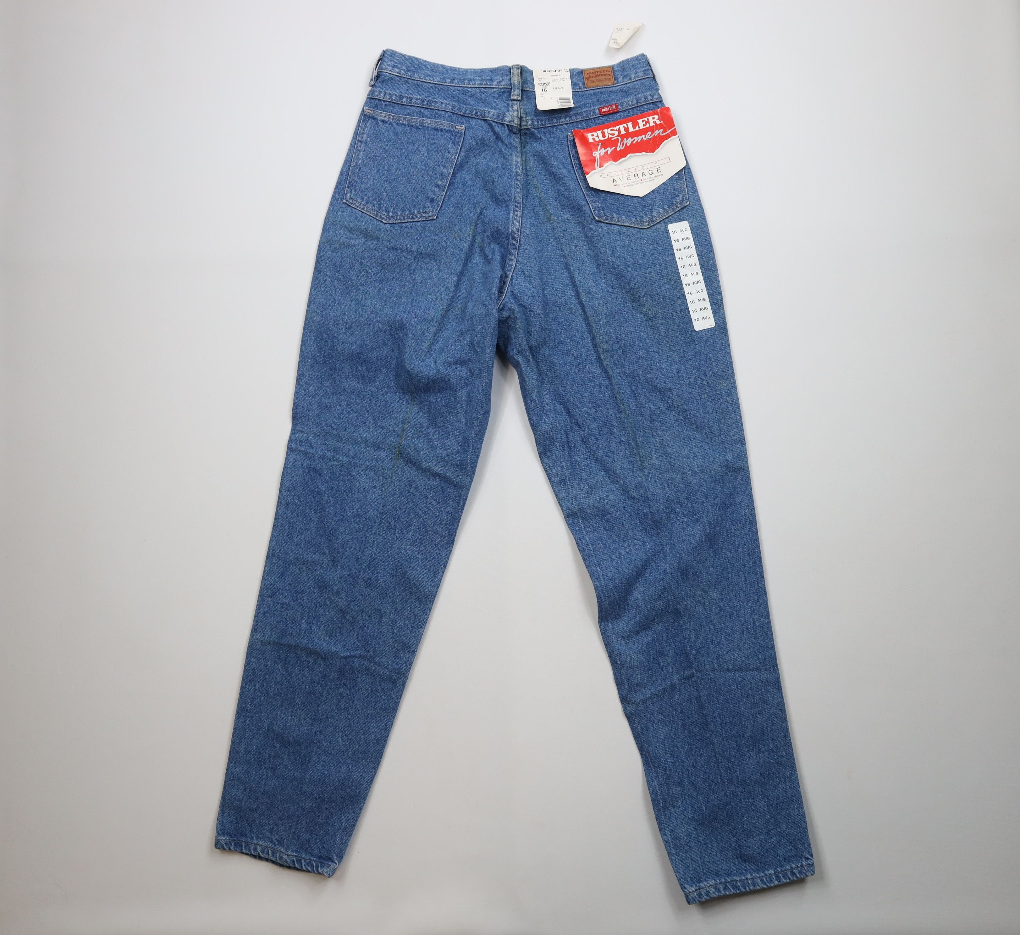 Vintage Deadstock Vintage 90s Streetwear Fit Denim Jeans Blue USA Size 38" / US 16 / IT 52 - 10 Thumbnail