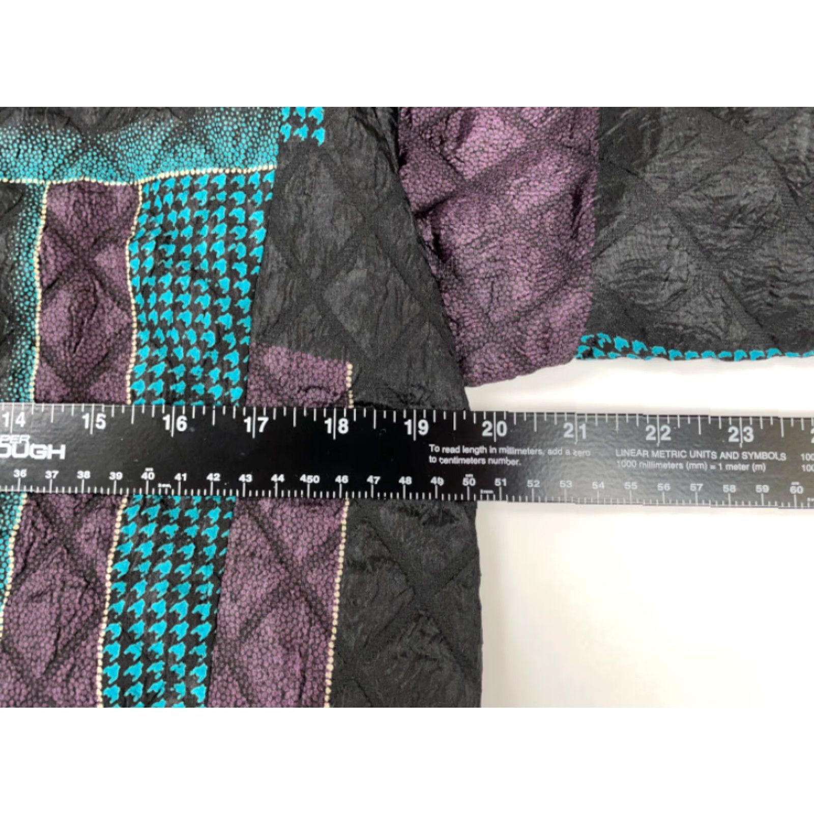 Pinko VTG 90s Multicolor Geometric Full-Zip Windbreaker Jacket Women's M Quilted Erin London Size M / US 6-8 / IT 42-44 - 7 Thumbnail