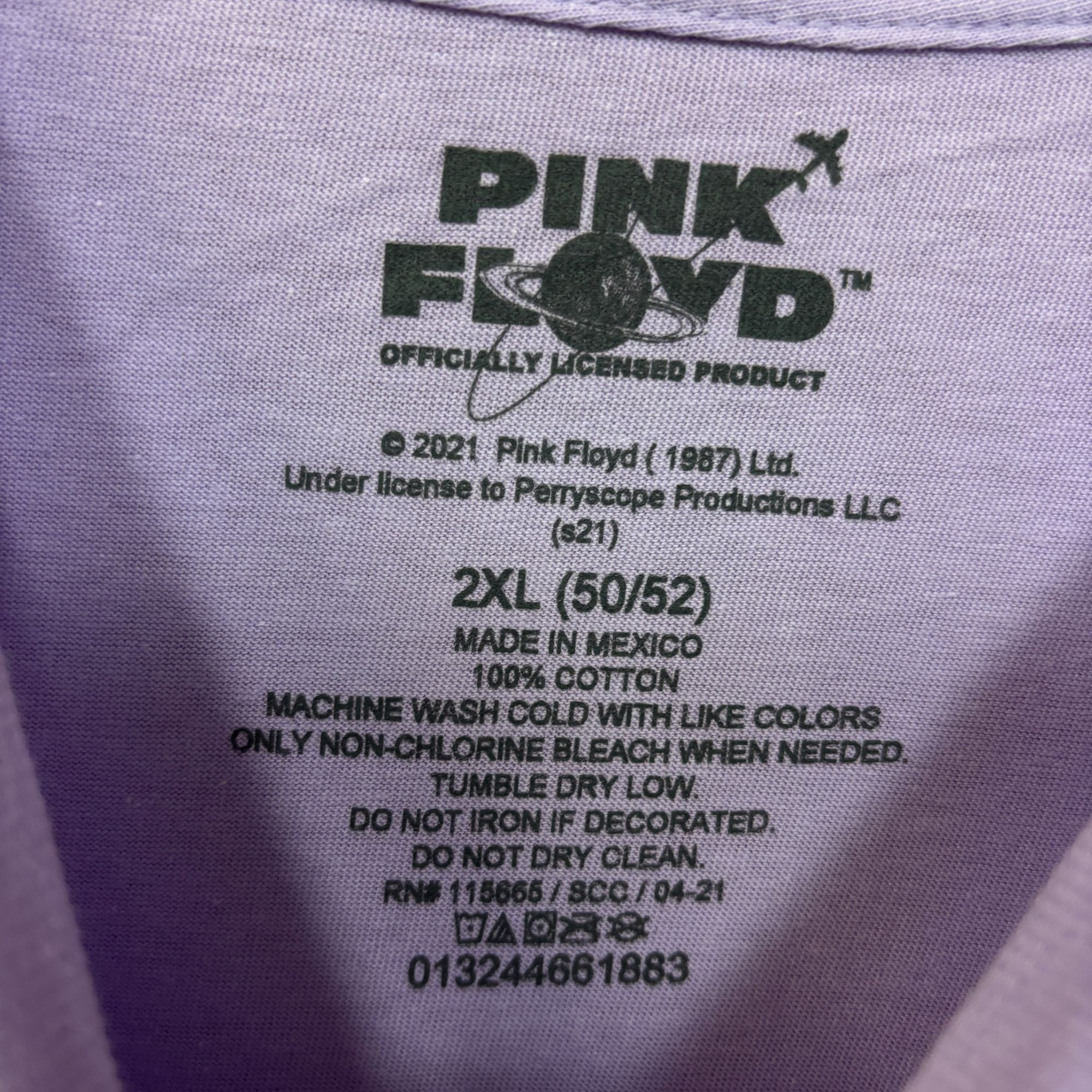 Pink Floyd Pink Floyd All Seeing Cosmic Pyramid Psychedelic Rock Tee 2x Size US XXL / EU 58 / 5 - 4 Thumbnail