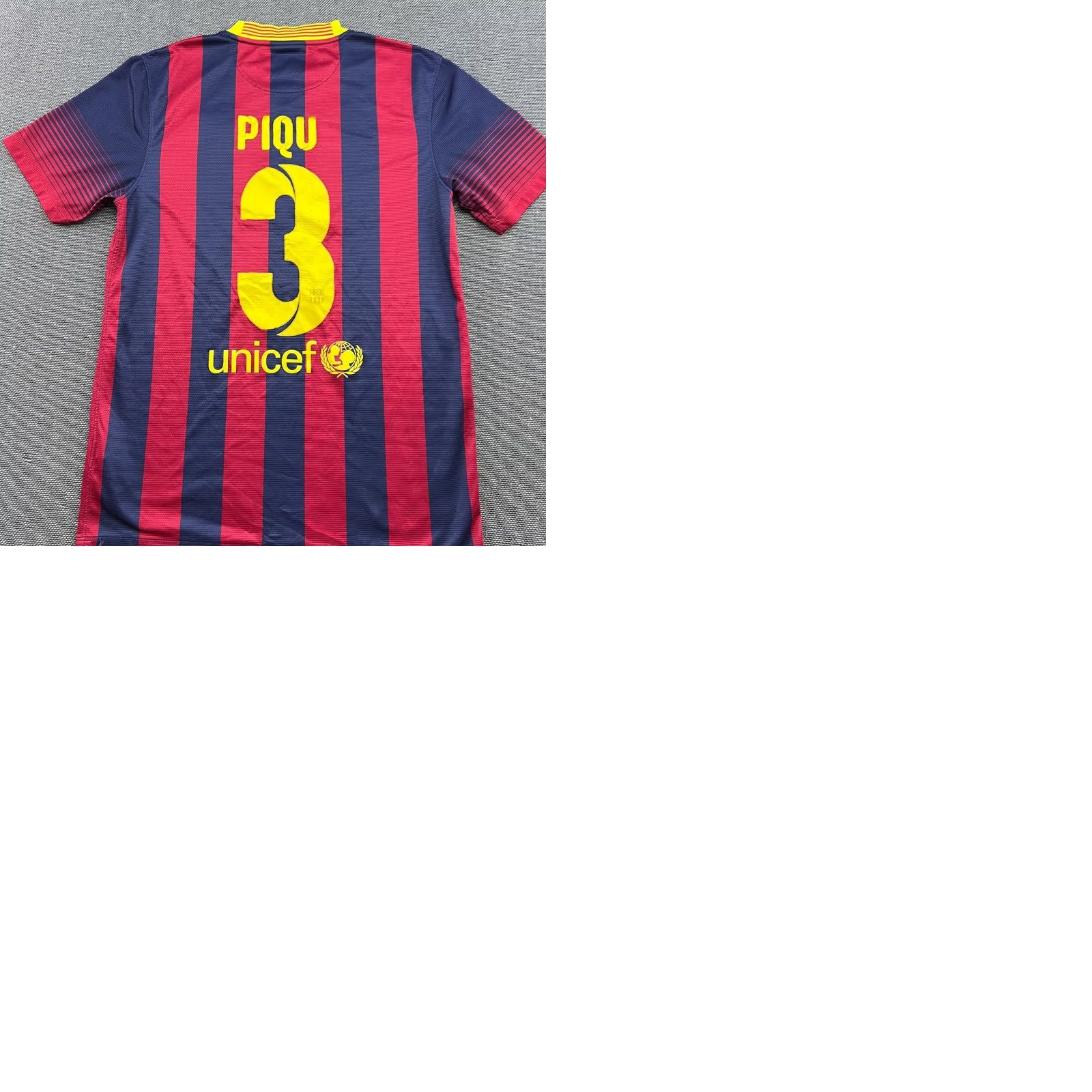 Nike Nike Barcelona 2013 2014 Home Pique Mens Football Jersey Shirt Small Adults Size US S / EU 44-46 / 1 - 12 Thumbnail