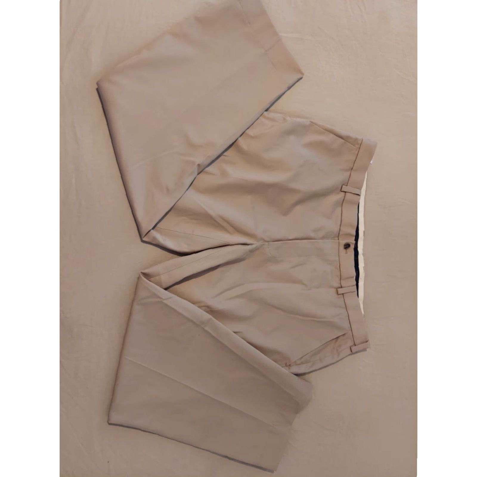 Brooks Brothers VINTAGE Brooks Brothers Mens Pants Dress Pants Cotton Beige 40x30 40x28 Regular Inseam 30 Chino Slack Trouser Mens Size US 40 / EU 56 - 3 Thumbnail