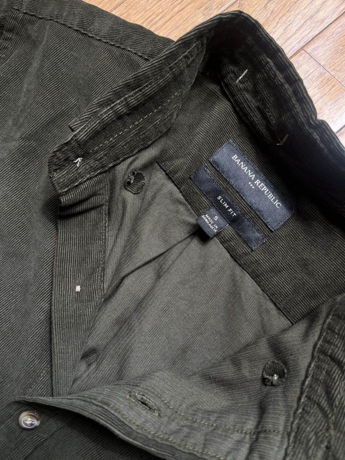 Banana Republic Banana Republic Men's Button Down Corduroy Size US S / EU 44-46 / 1 - 4 Thumbnail