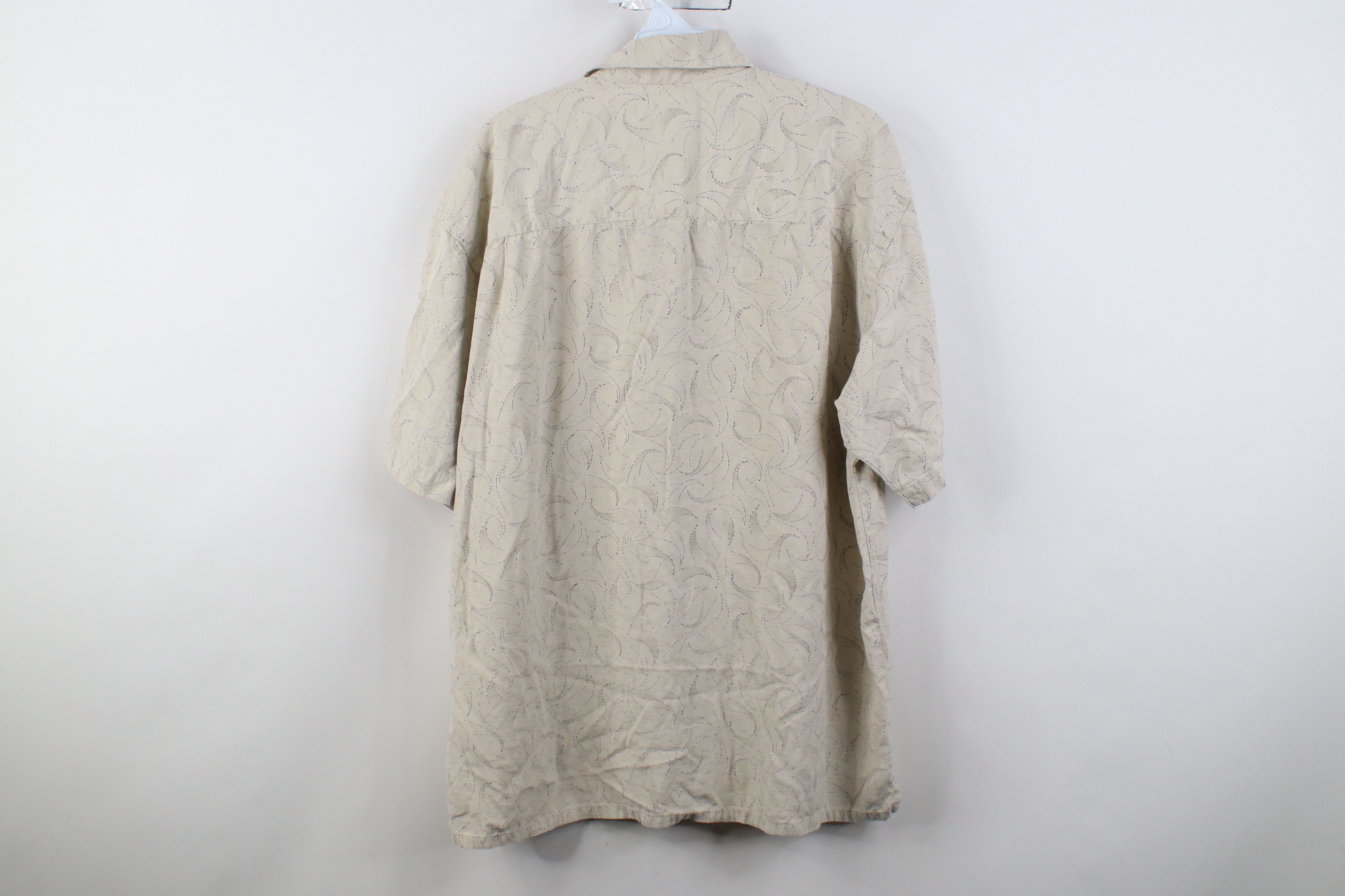 Vintage Vintage 90s Streetwear Short Sleeve Collared Button Shirt Size US L / EU 52-54 / 3 - 9 Thumbnail