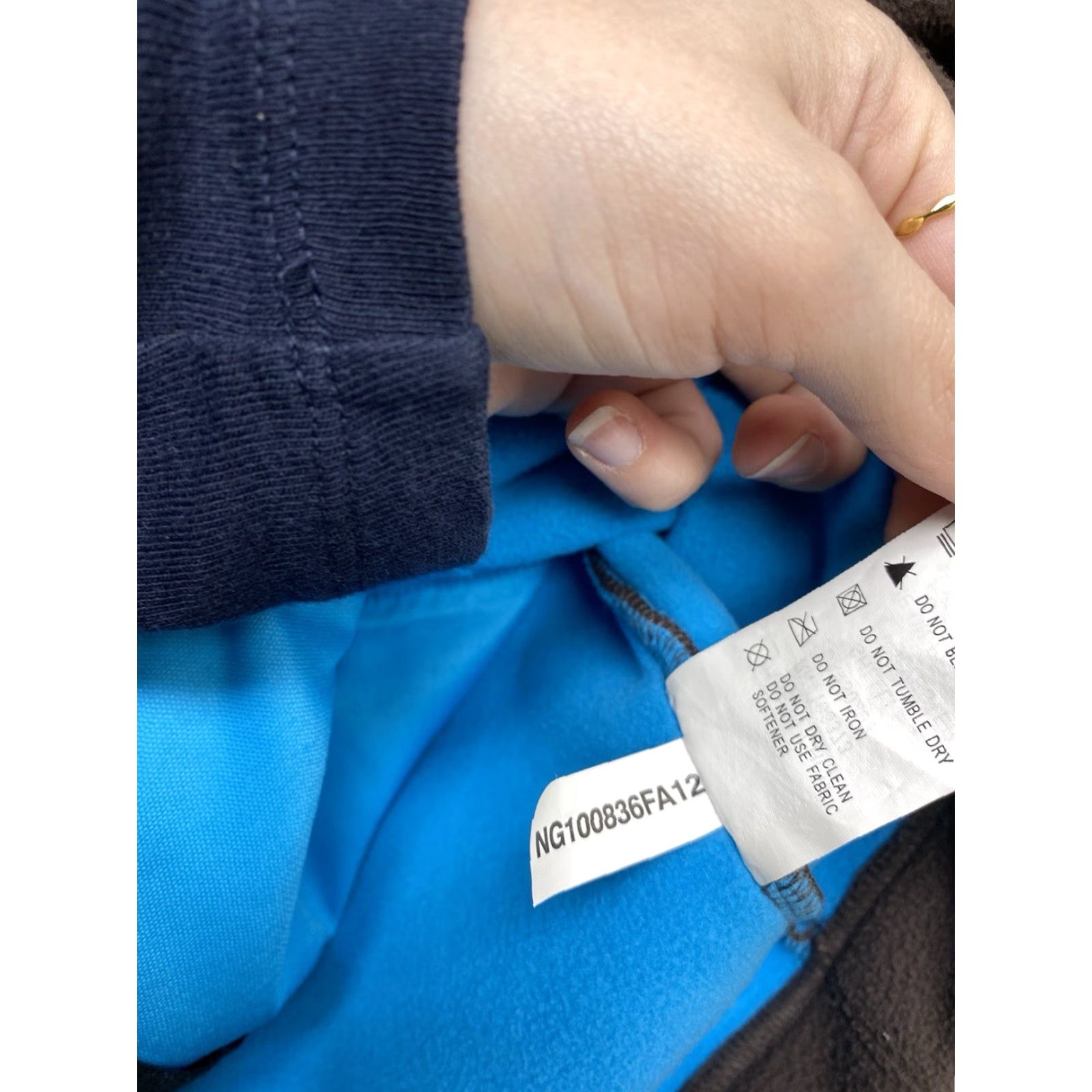 Vintage Zero Restriction Jacket Mens L Blue Tour Series Fleece 1/4 Zip Golf Logo Outdoor Sports Activewear Size US L / EU 52-54 / 3 - 4 Thumbnail