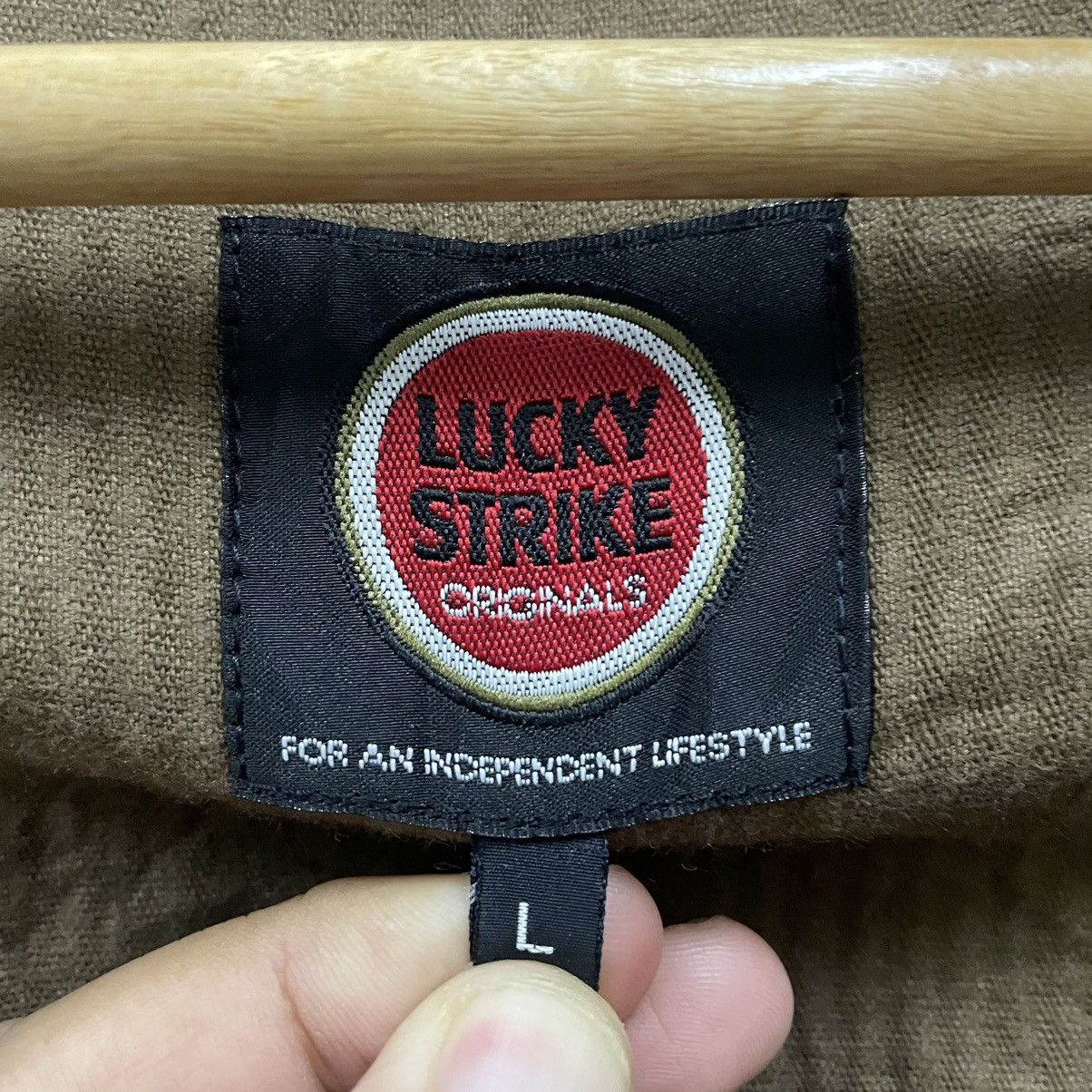 Sports Specialties × Vintage 🔥Vintage Lucky Strike Four Pocket Zipper Corduroi Jacket Size US L / EU 52-54 / 3 - 10 Thumbnail