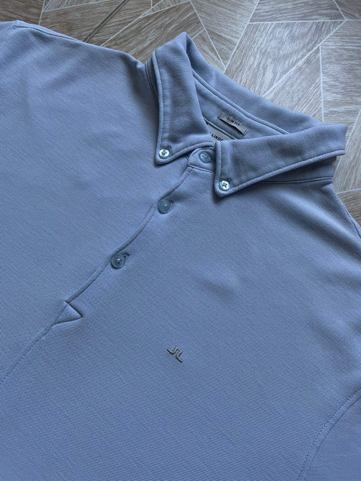 J.Lindeberg Rare Sport J. Lindeberg Sky Color Slim Fit Polo Tee XL Size US XL / EU 56 / 4 - 2 Thumbnail